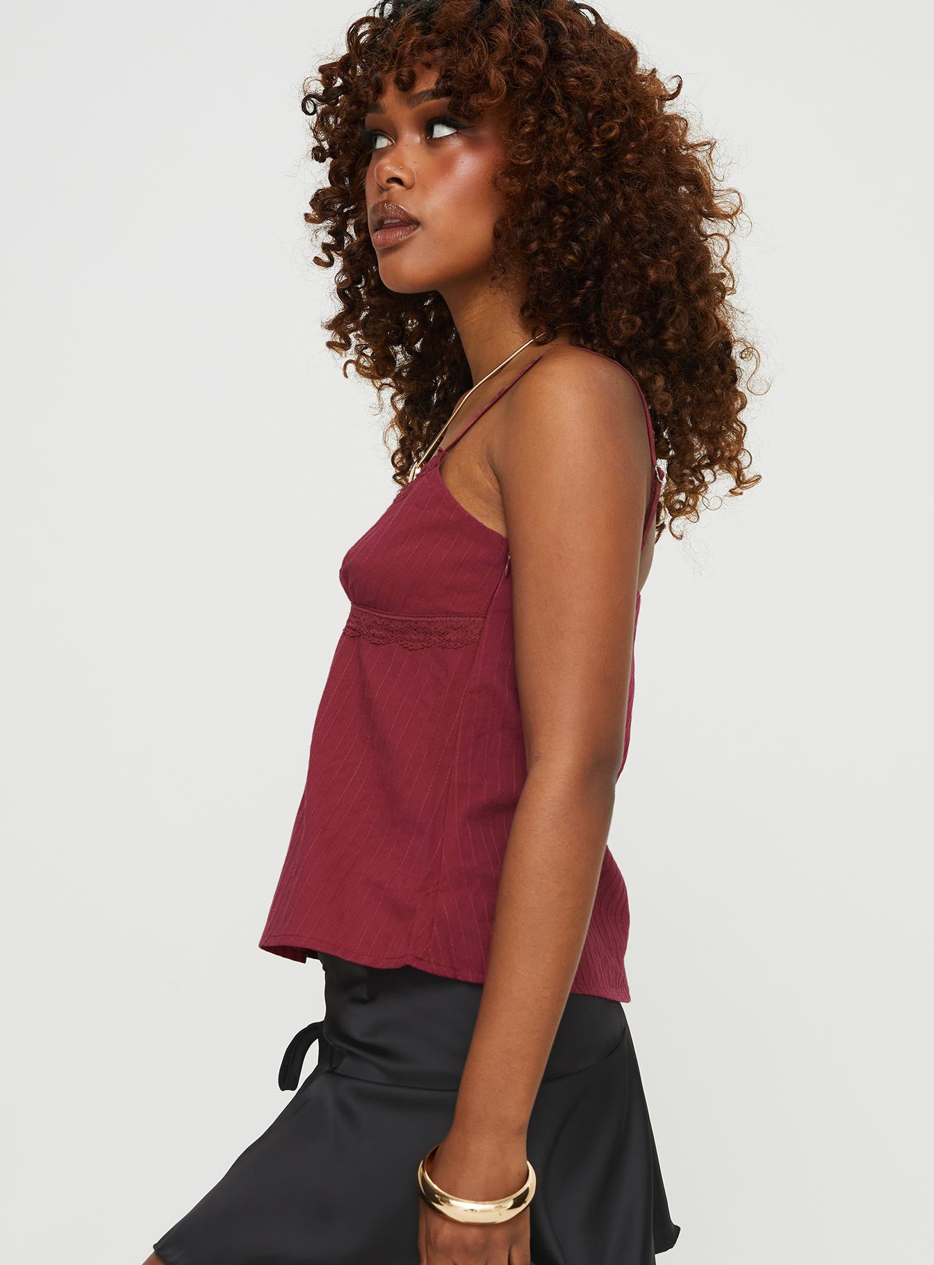 Lunya Top Burgundy - Image 4