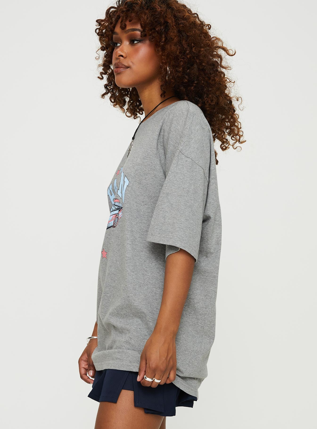 Champ Graphic Tee Grey Marle - Image 5