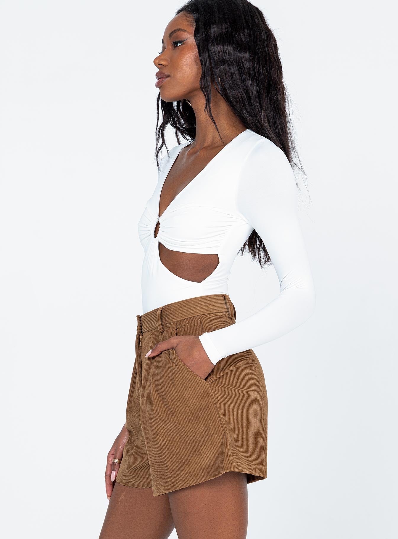 Rhanni Shorts Brown - Image 4