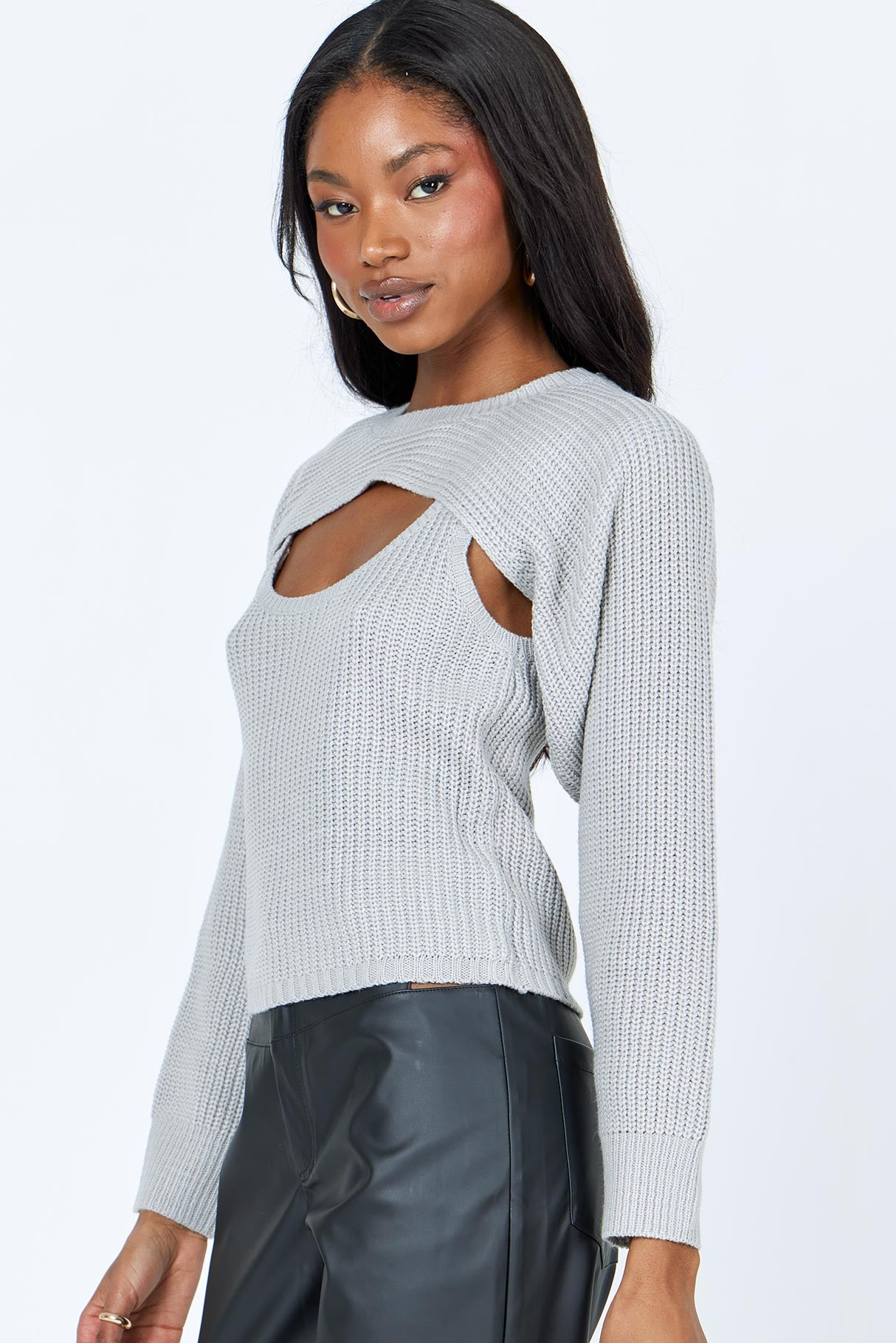 Larry Sweater Grey - Image 3