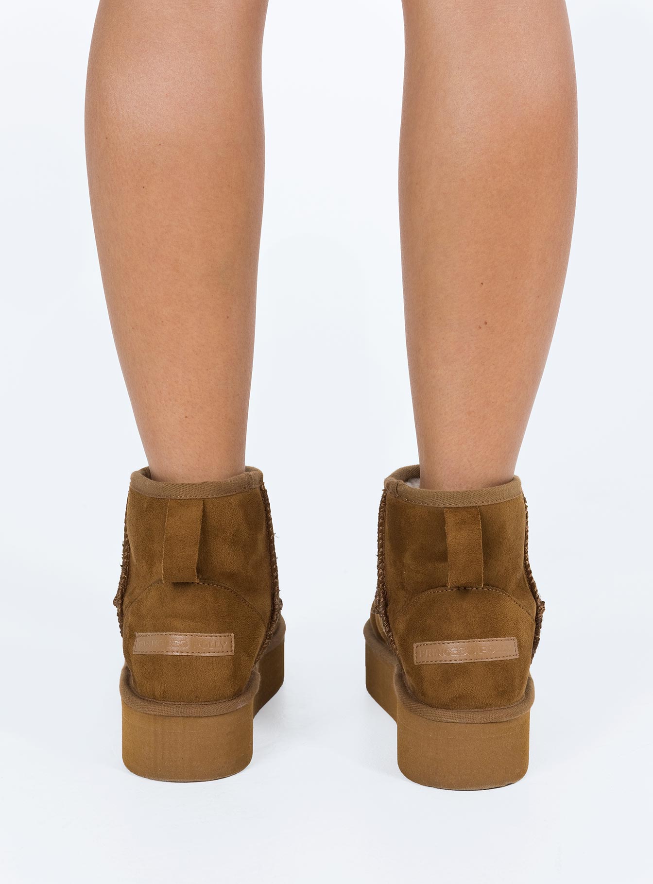 Franz Shearling Boots Brown - Image 4