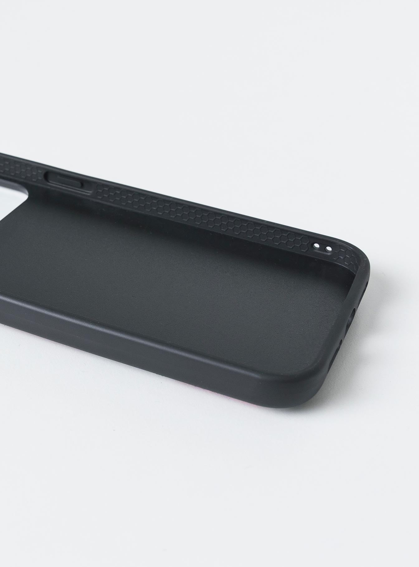 Avenue Check Textured iPhone Case Pink / White - Image 4