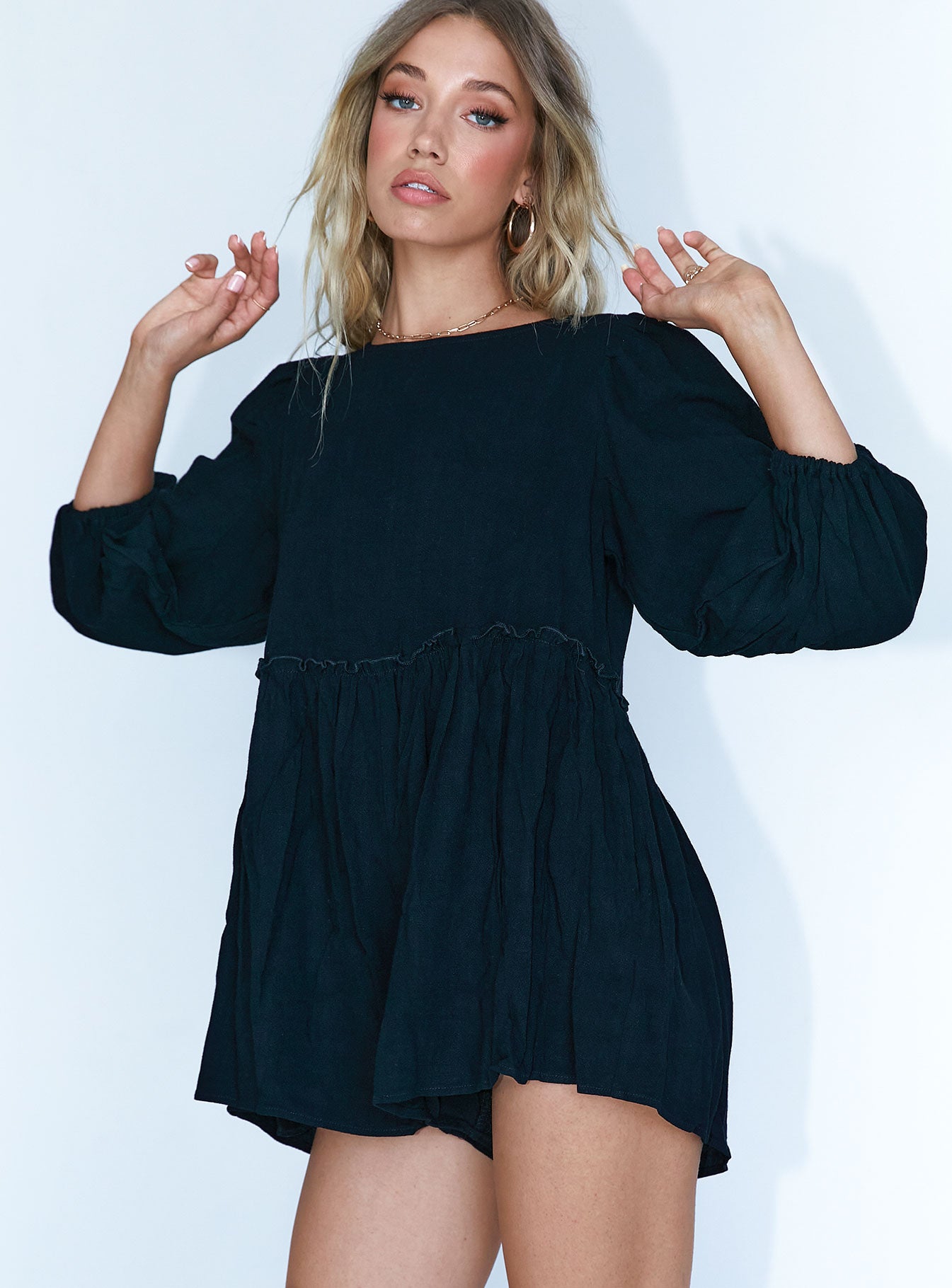 Amalie Romper Black - Image 3