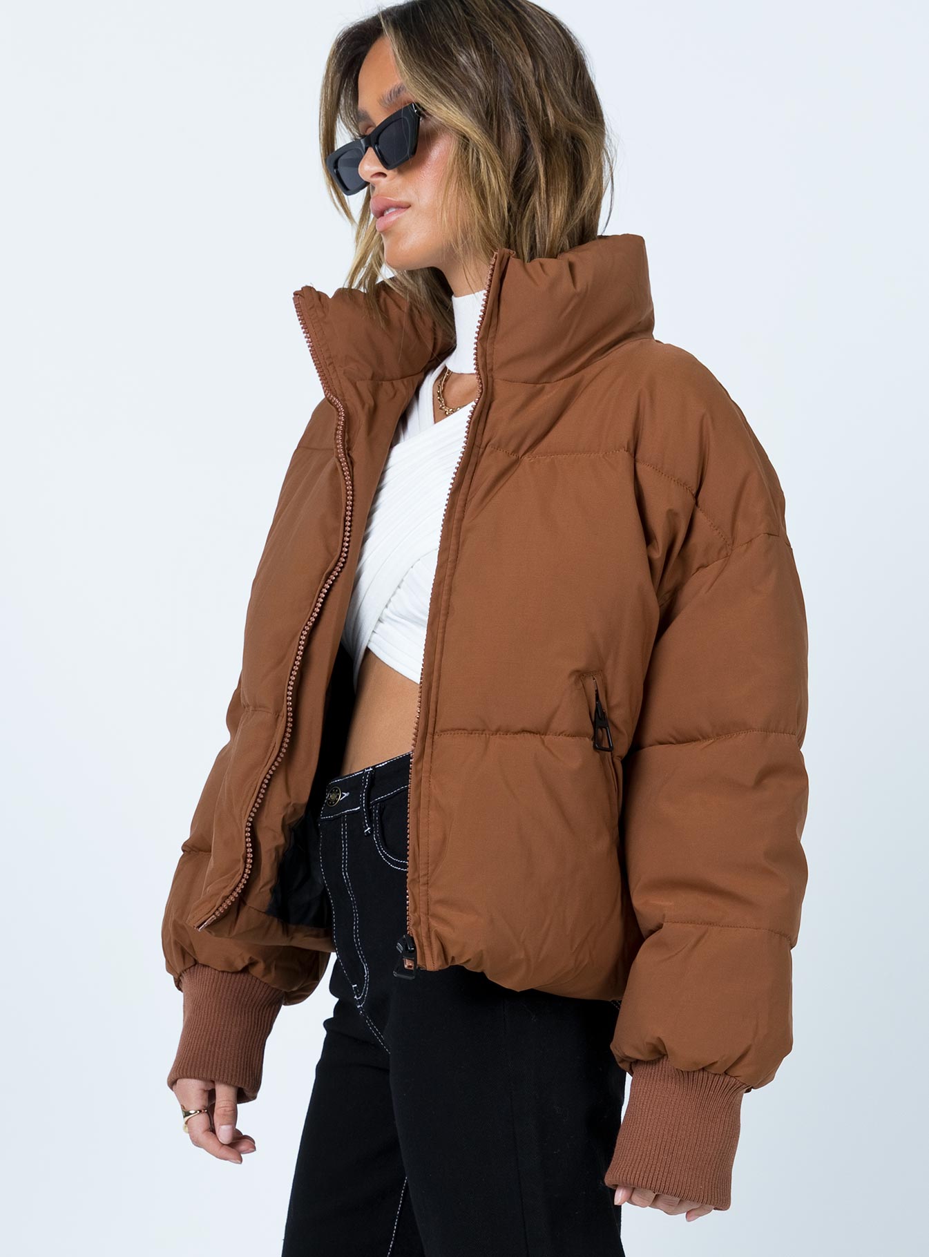 Abe Puffer Chocolate Brown - Image 3