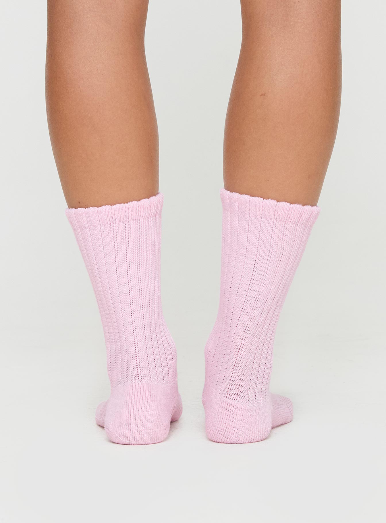 Clydes Slouch Socks Pink - Image 4