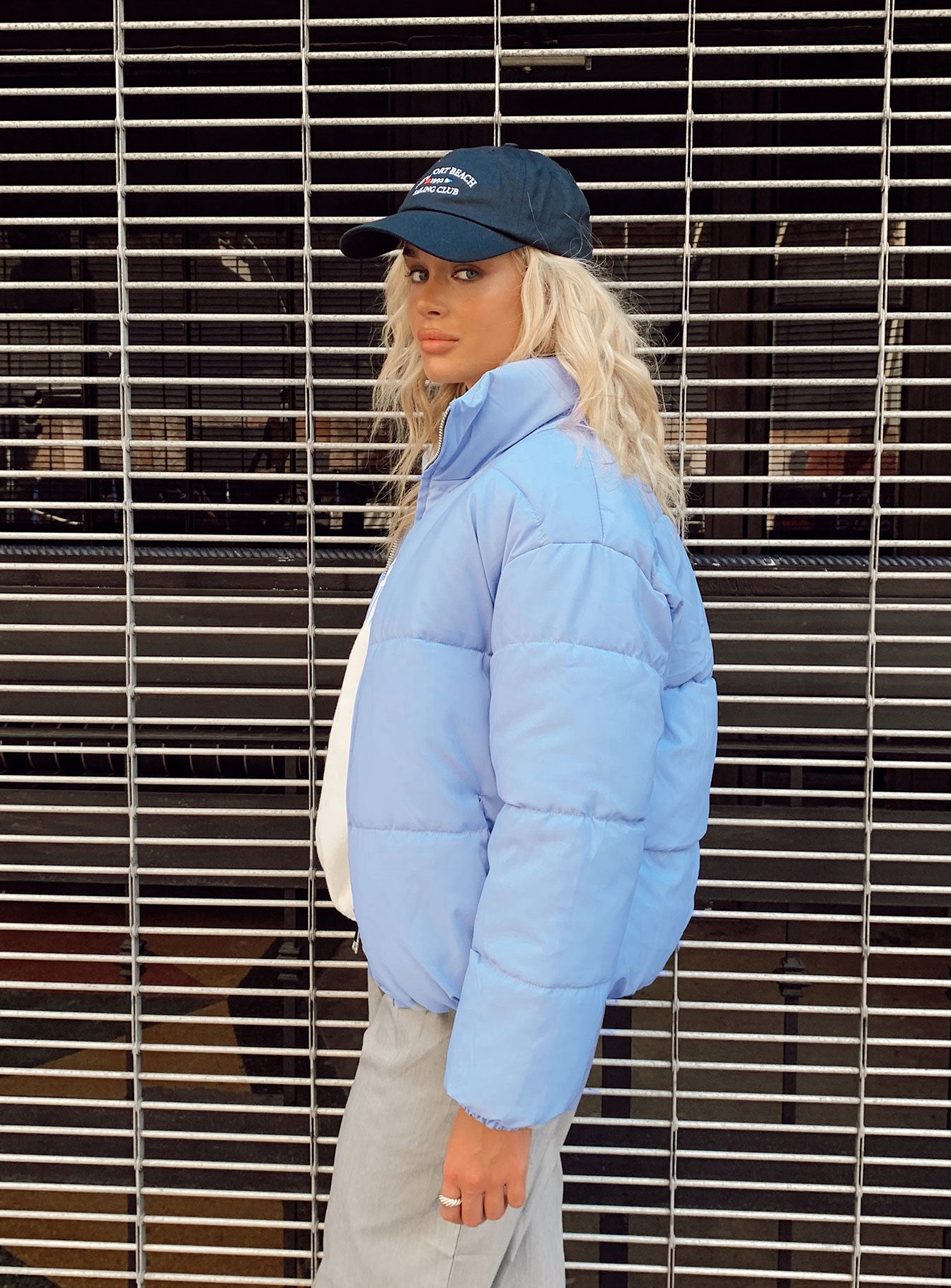 Ivey Puffer Jacket Blue - Image 3