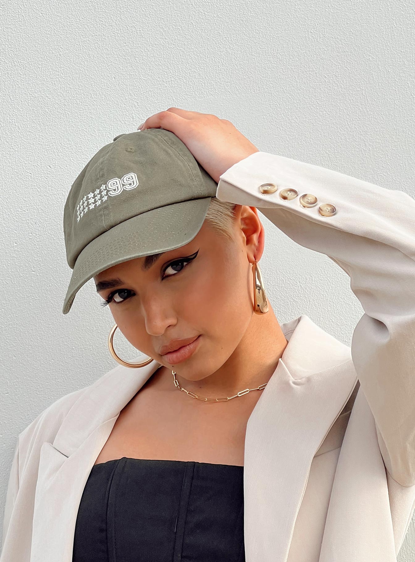 99 Dad Cap Khaki - Image 4