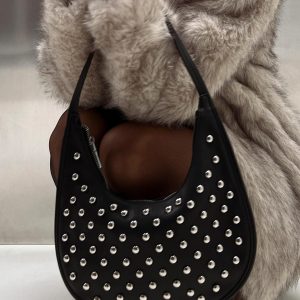 Like A Daydream Studded Bag Black