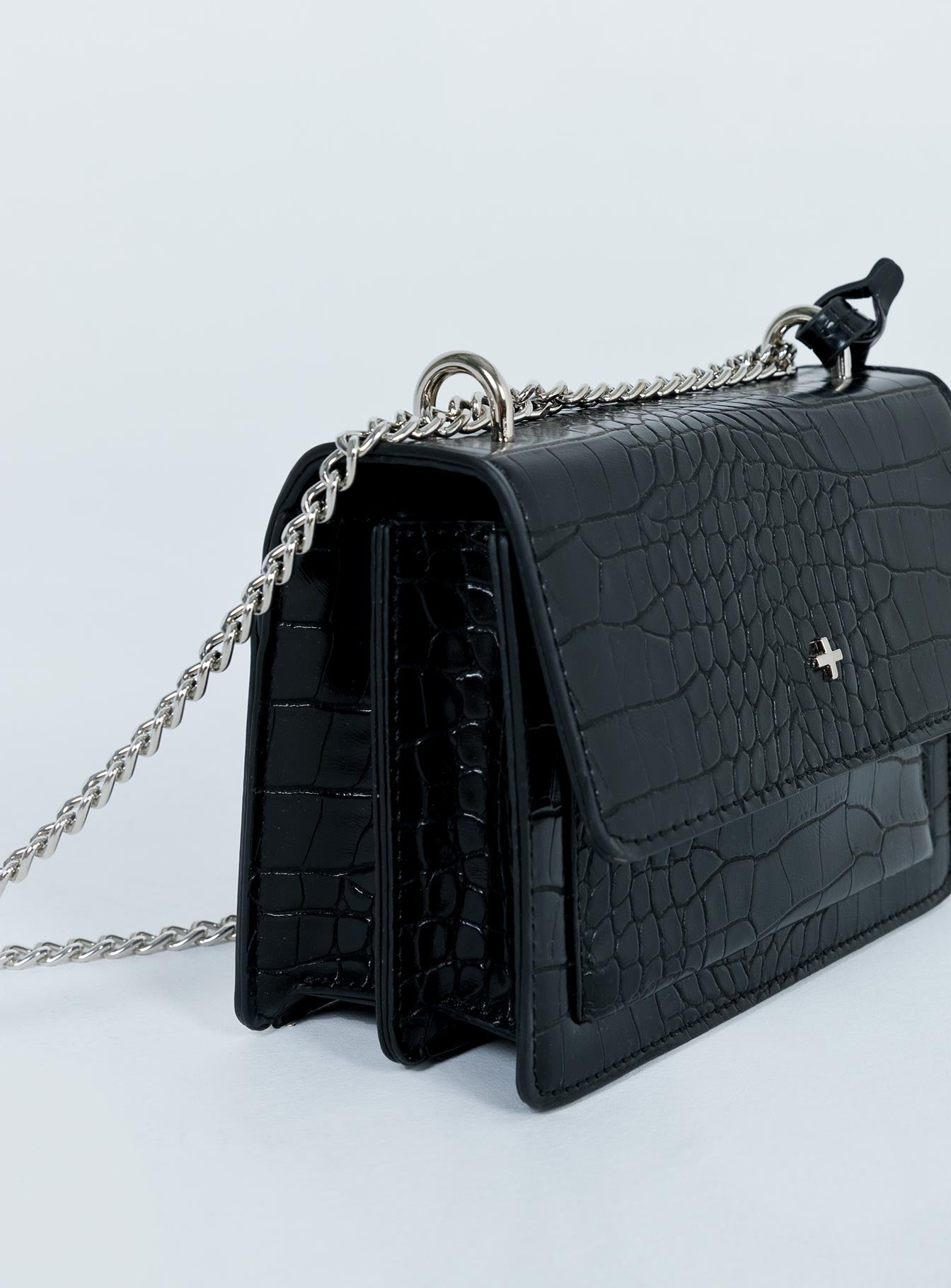 Peta & Jain Lissy Black Croc / Silver - Image 3