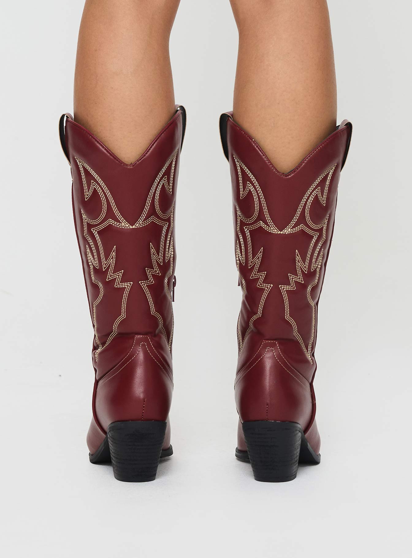 Therapy Clayton Boots Maroon - Image 4