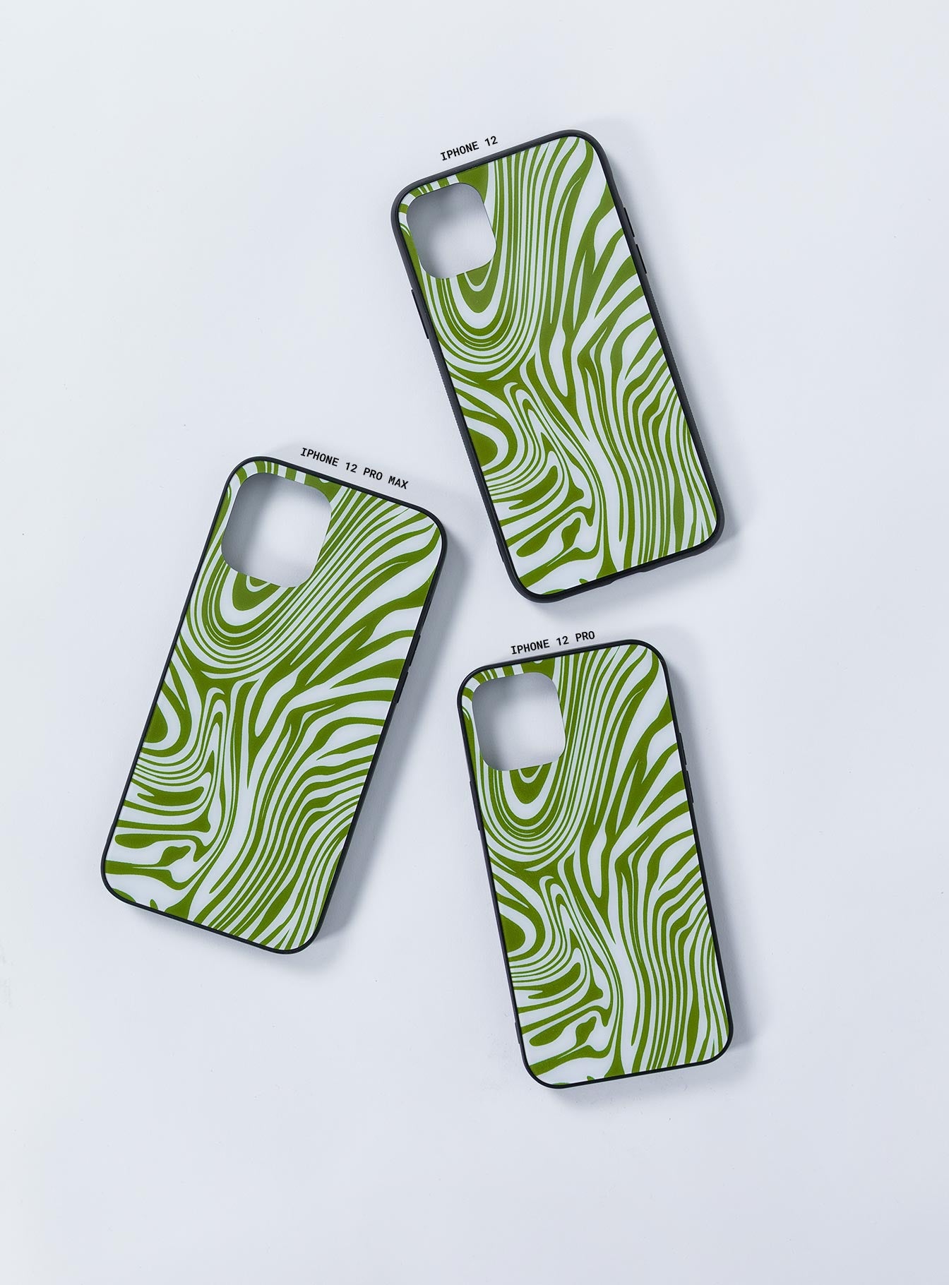 Psychedelic iPhone Case Green / White - Image 4