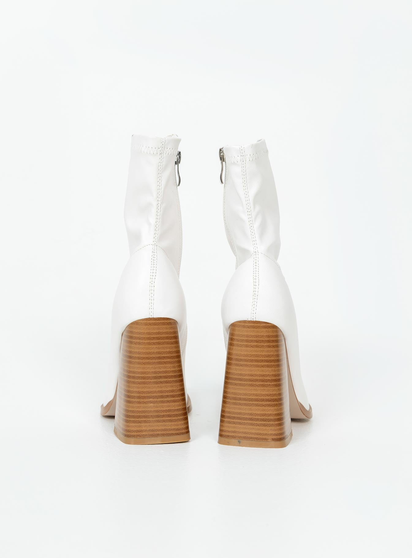 Izuka Ankle Boots White - Image 4