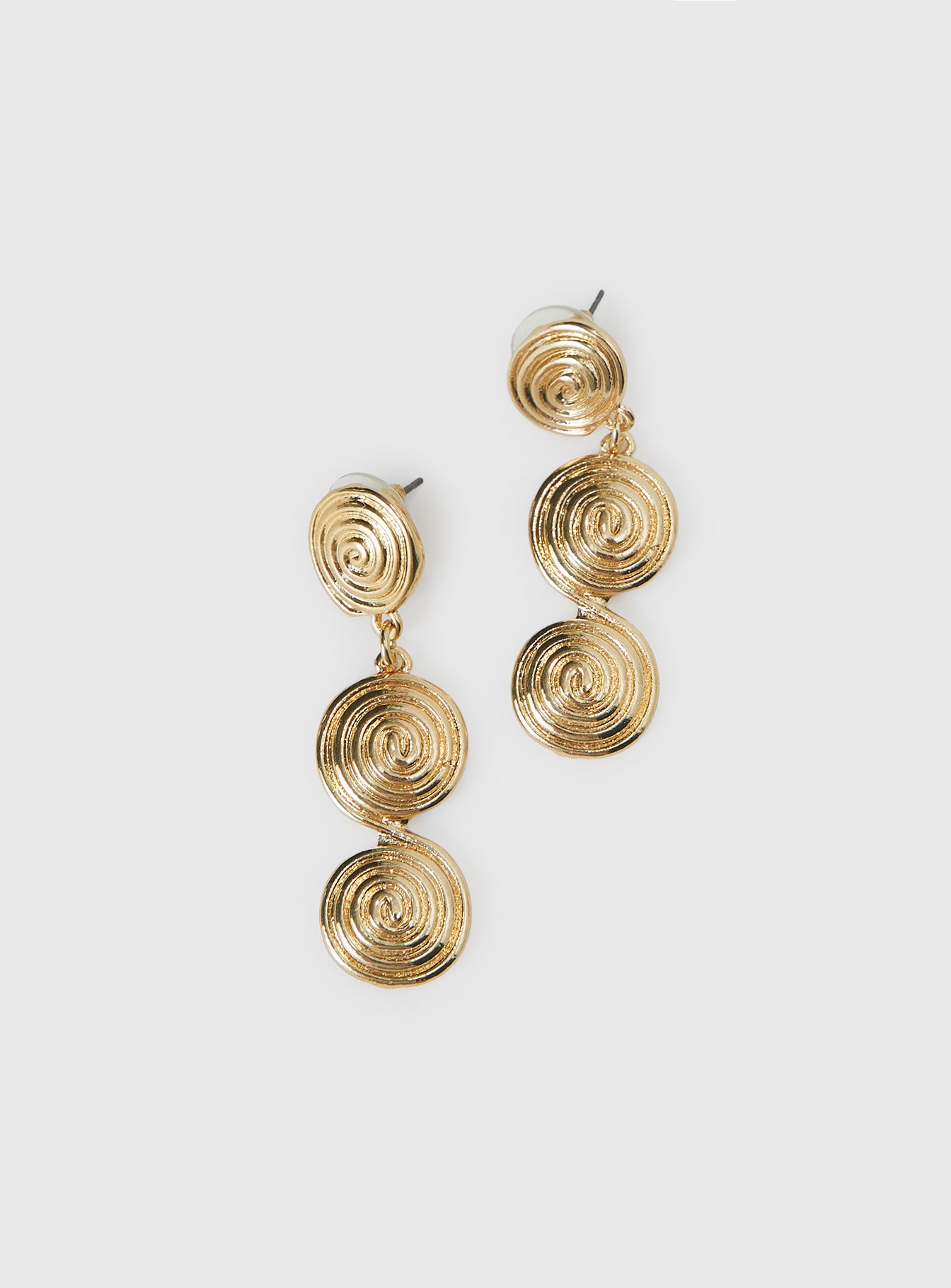 Zamie Earrings Gold - Image 4