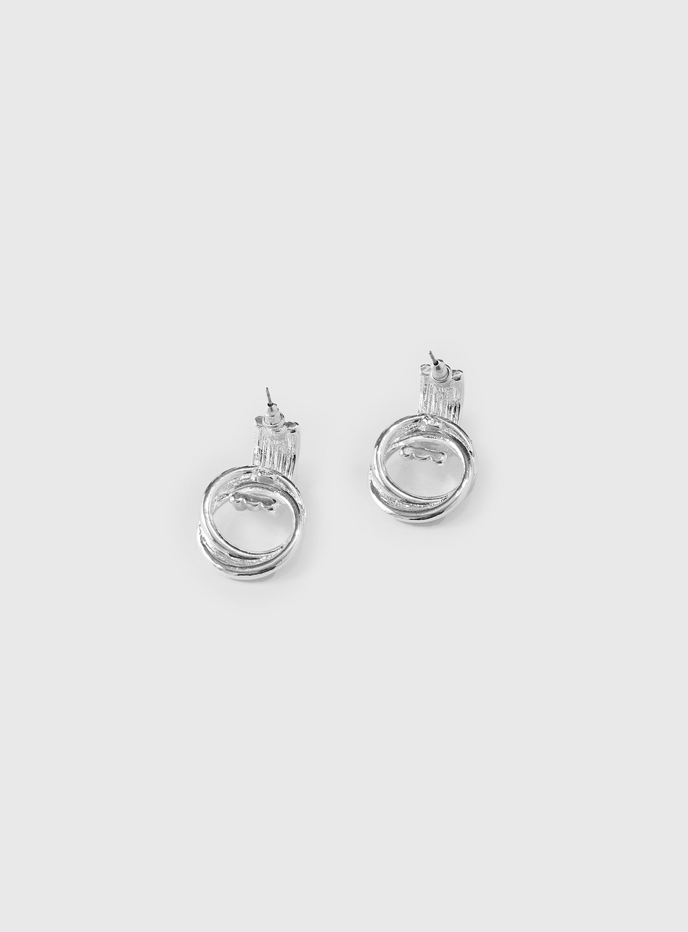 Second Guessing Earrings Silver - Image 4