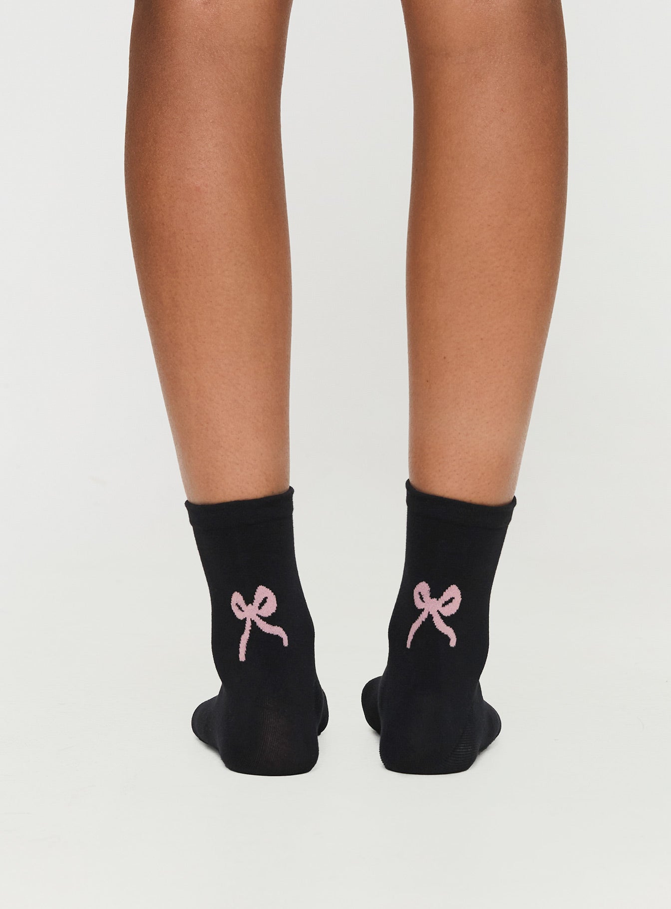 Adonna Sock Black / Pink - Image 4