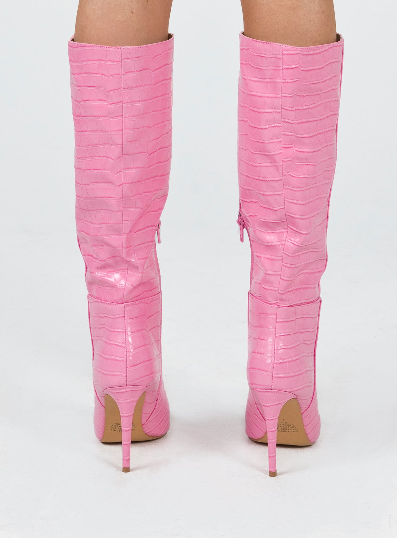 Icon Boot Pink Croc - Image 4