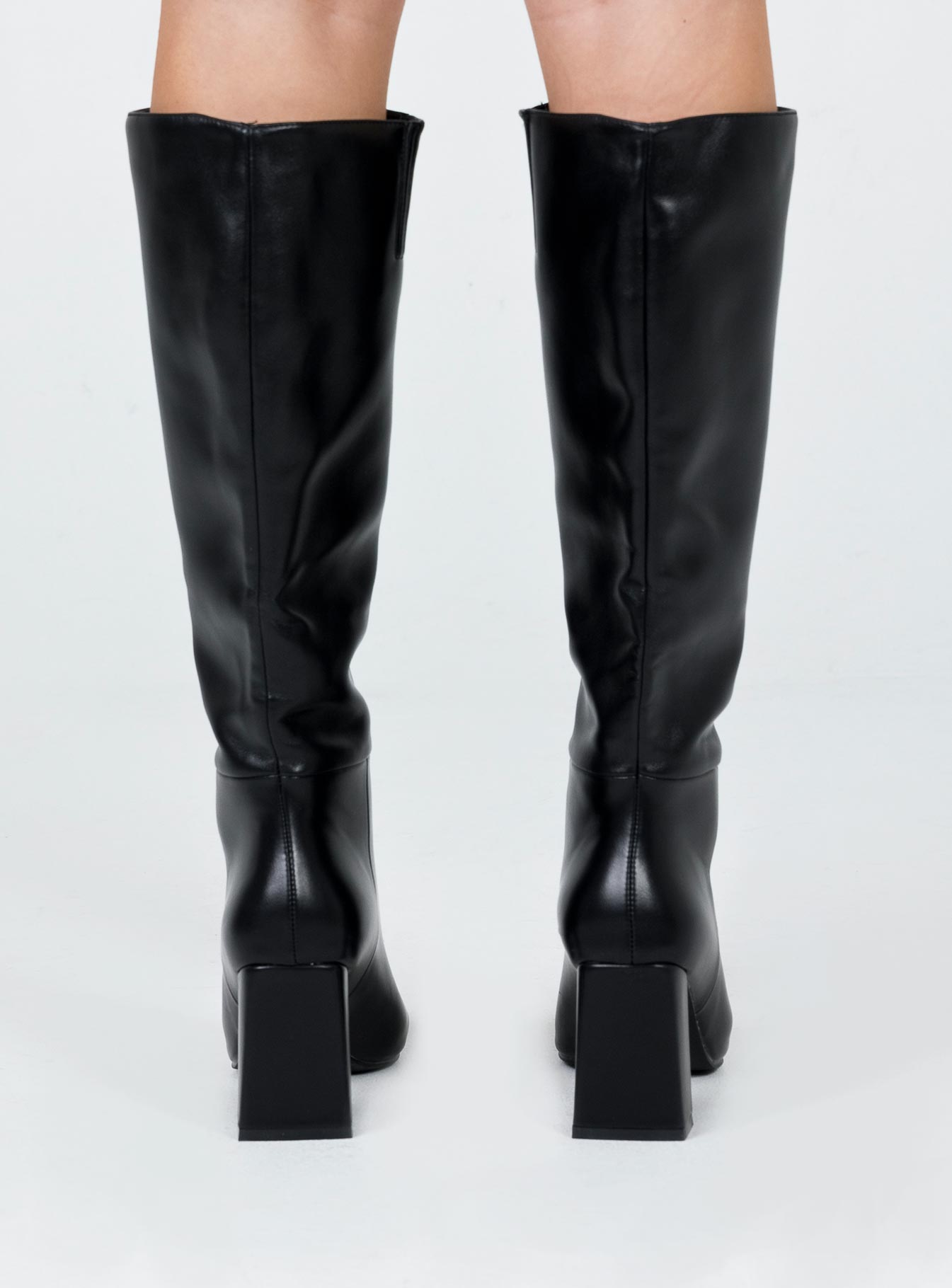 Vesper Knee High Boots Black - Image 4