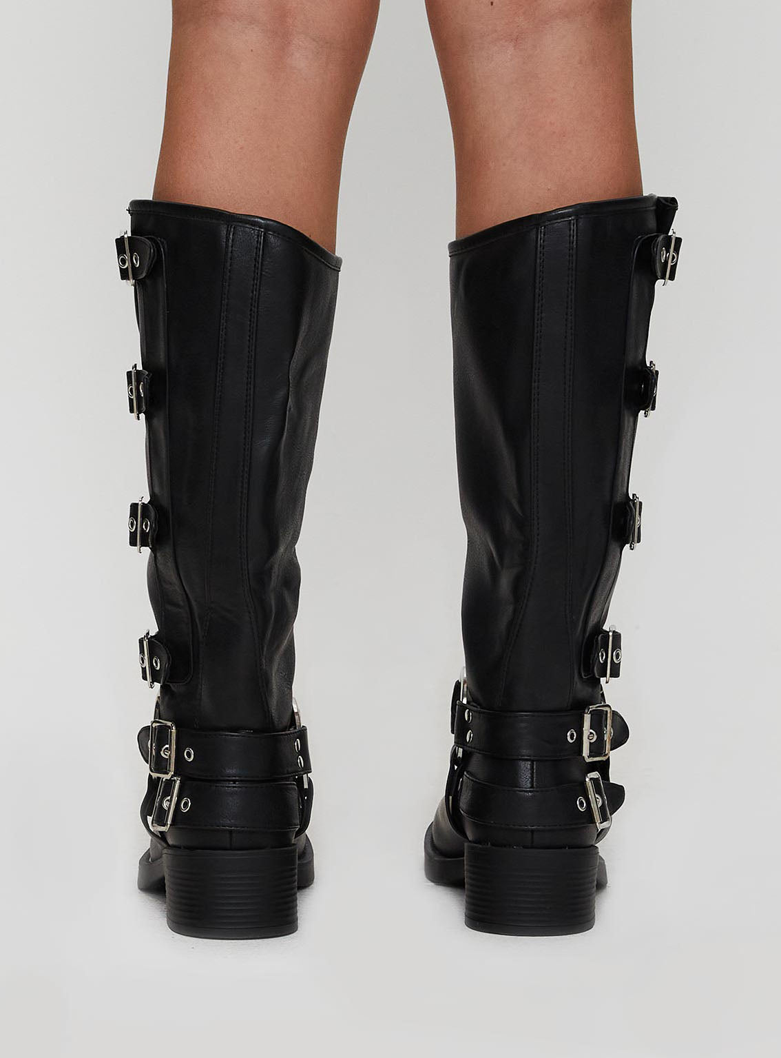 Buckle Down Boots Black - Image 4