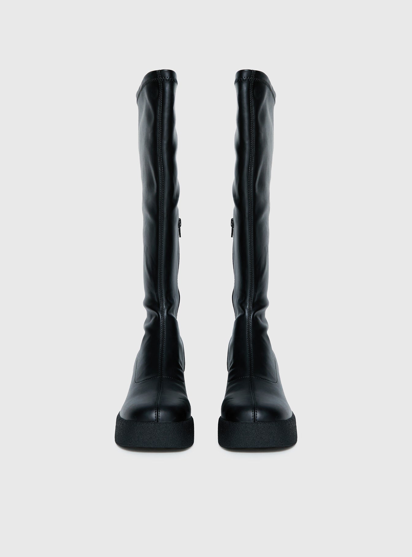 Westcott Knee High Boots Black - Image 4