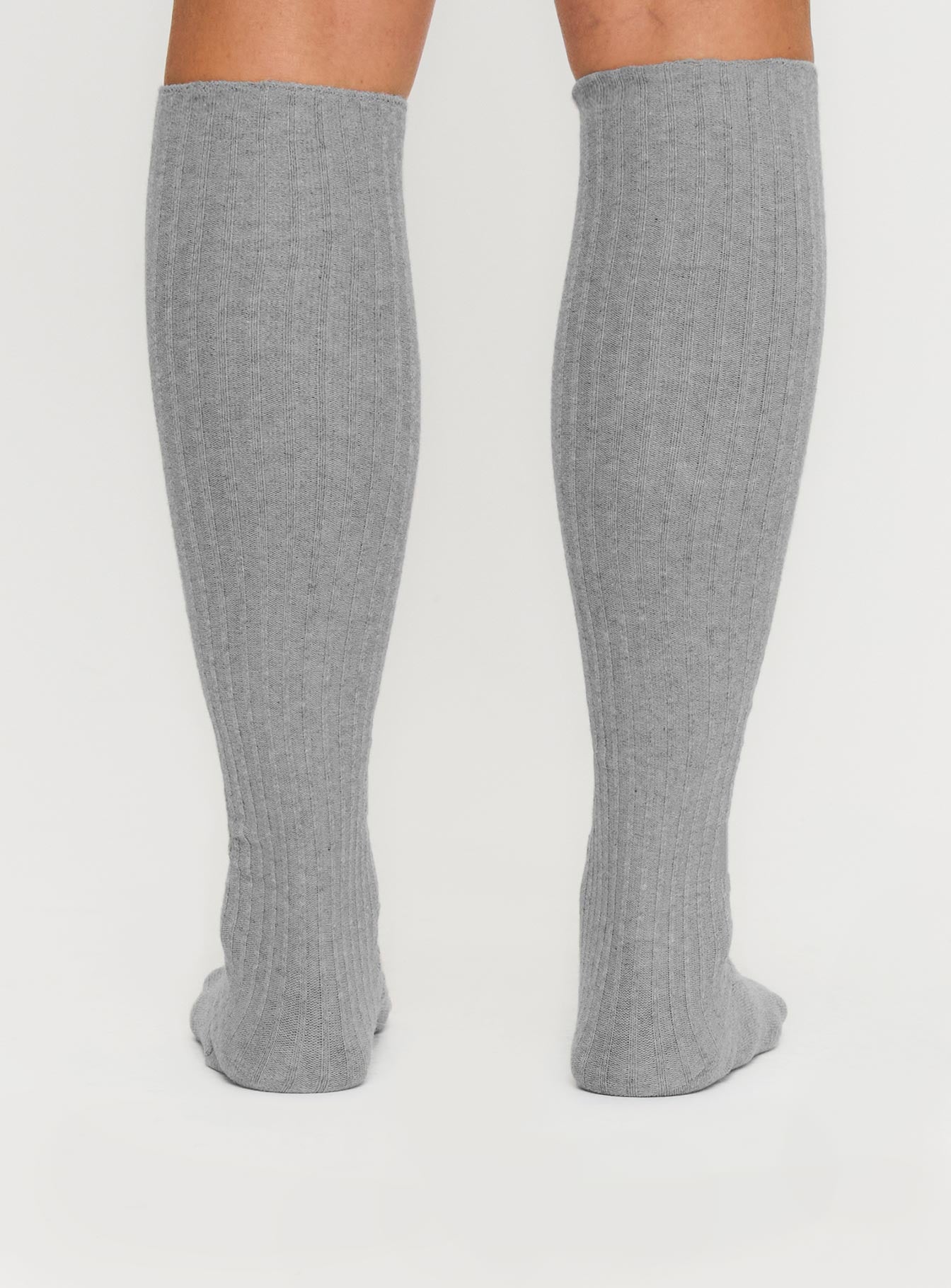 Apatow Knee High Socks Grey - Image 5