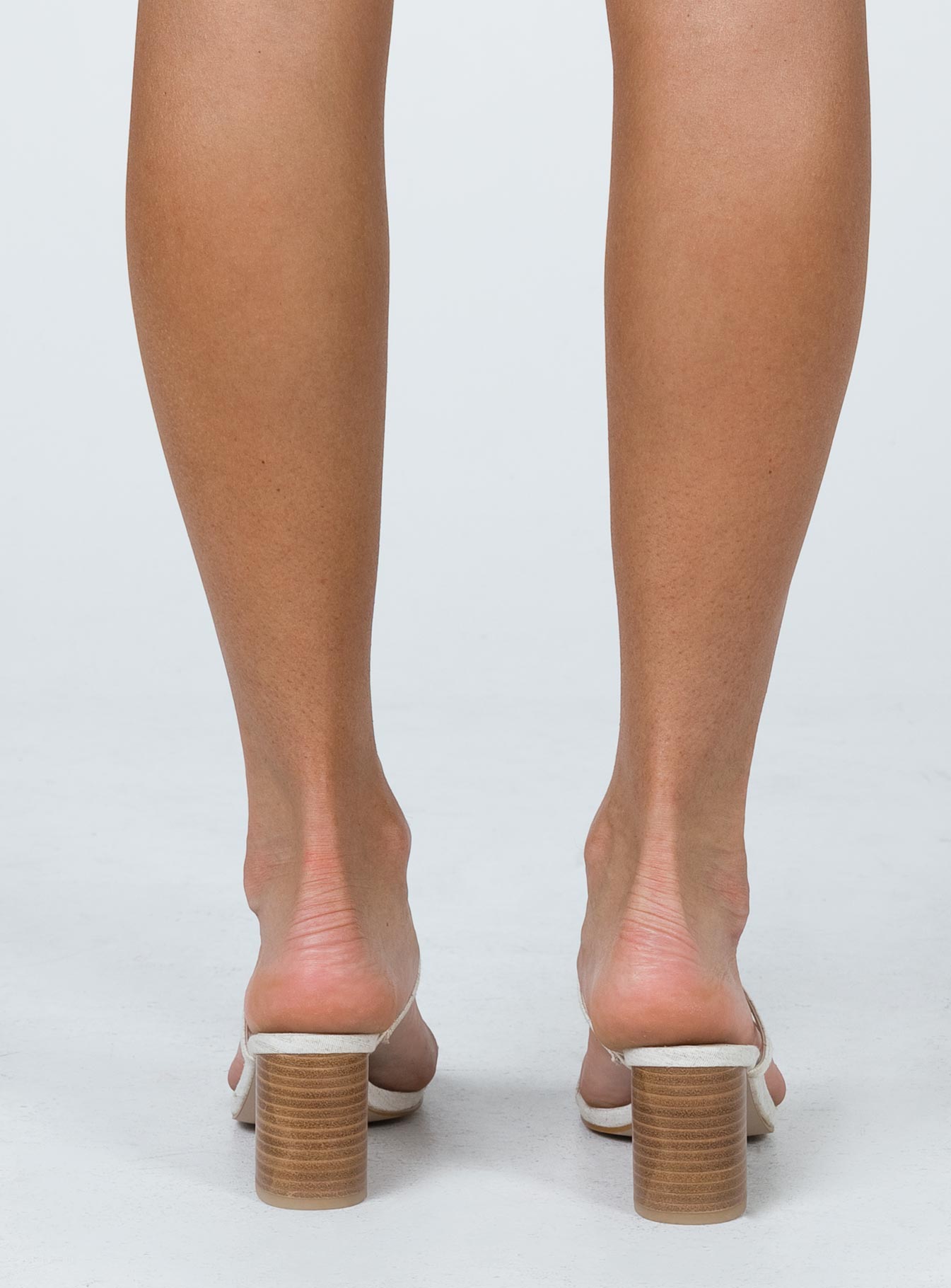 Billini Yazmin Wooden Heels Natural - Image 3