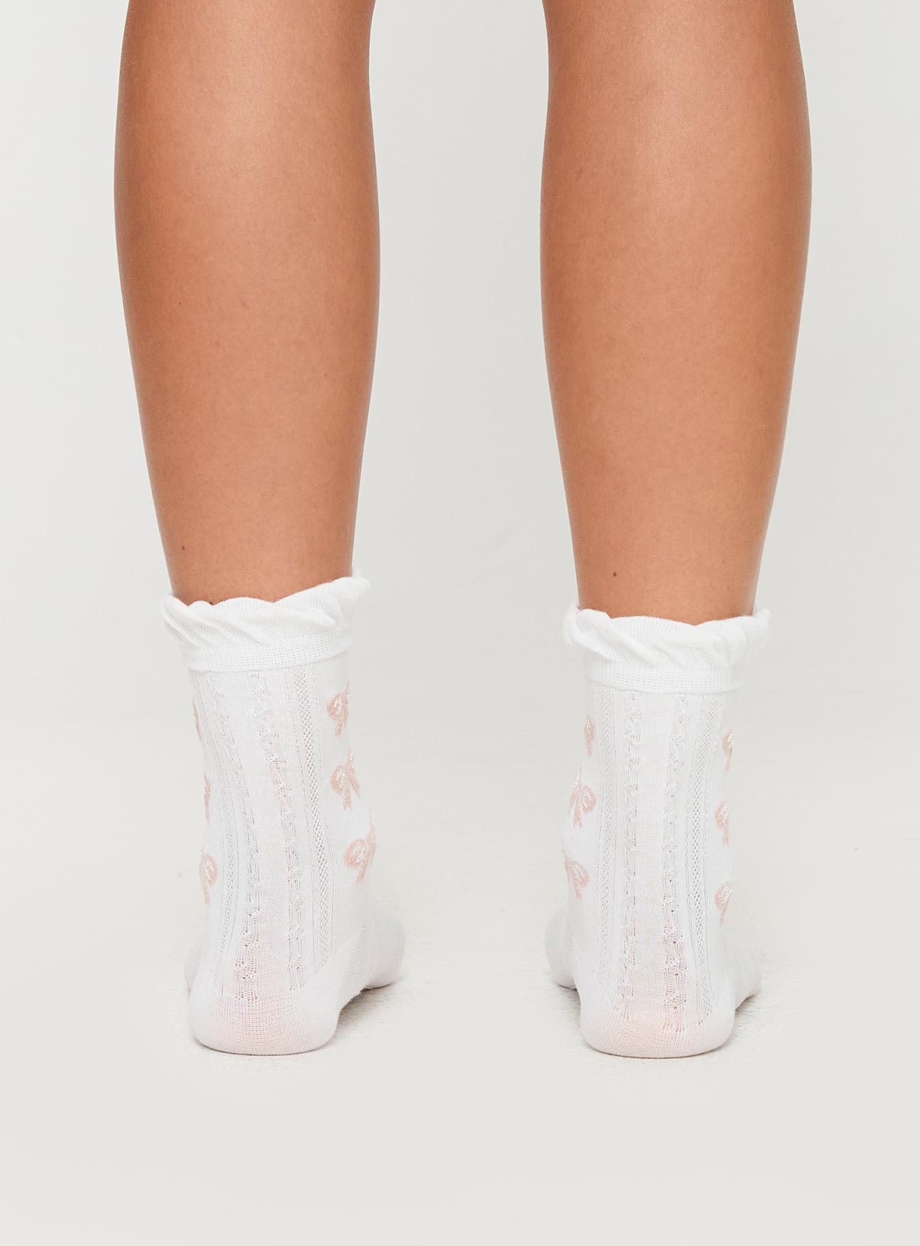 Ambrose Bow Socks White - Image 4