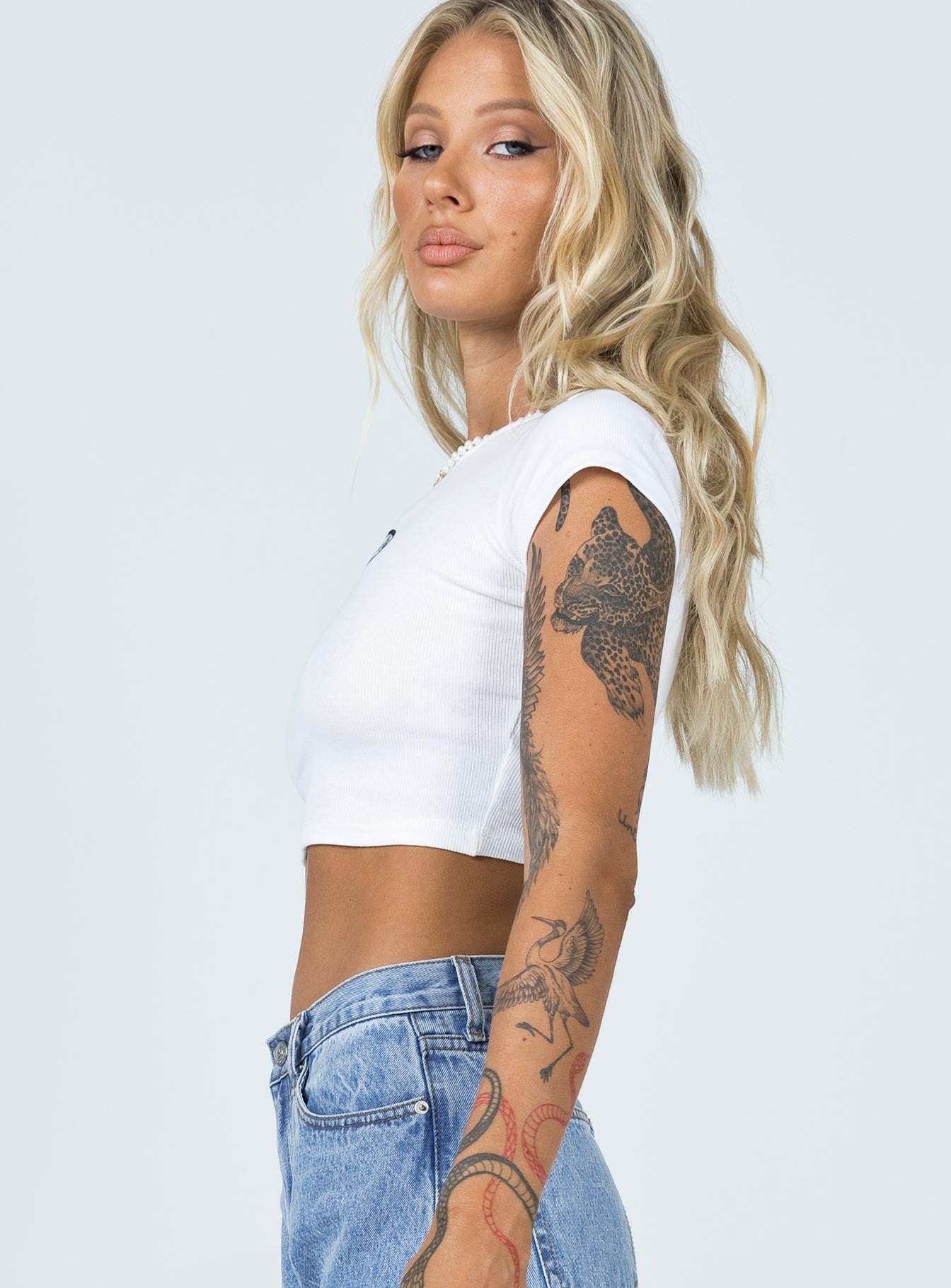 Princess Polly Jade Top White - Image 4