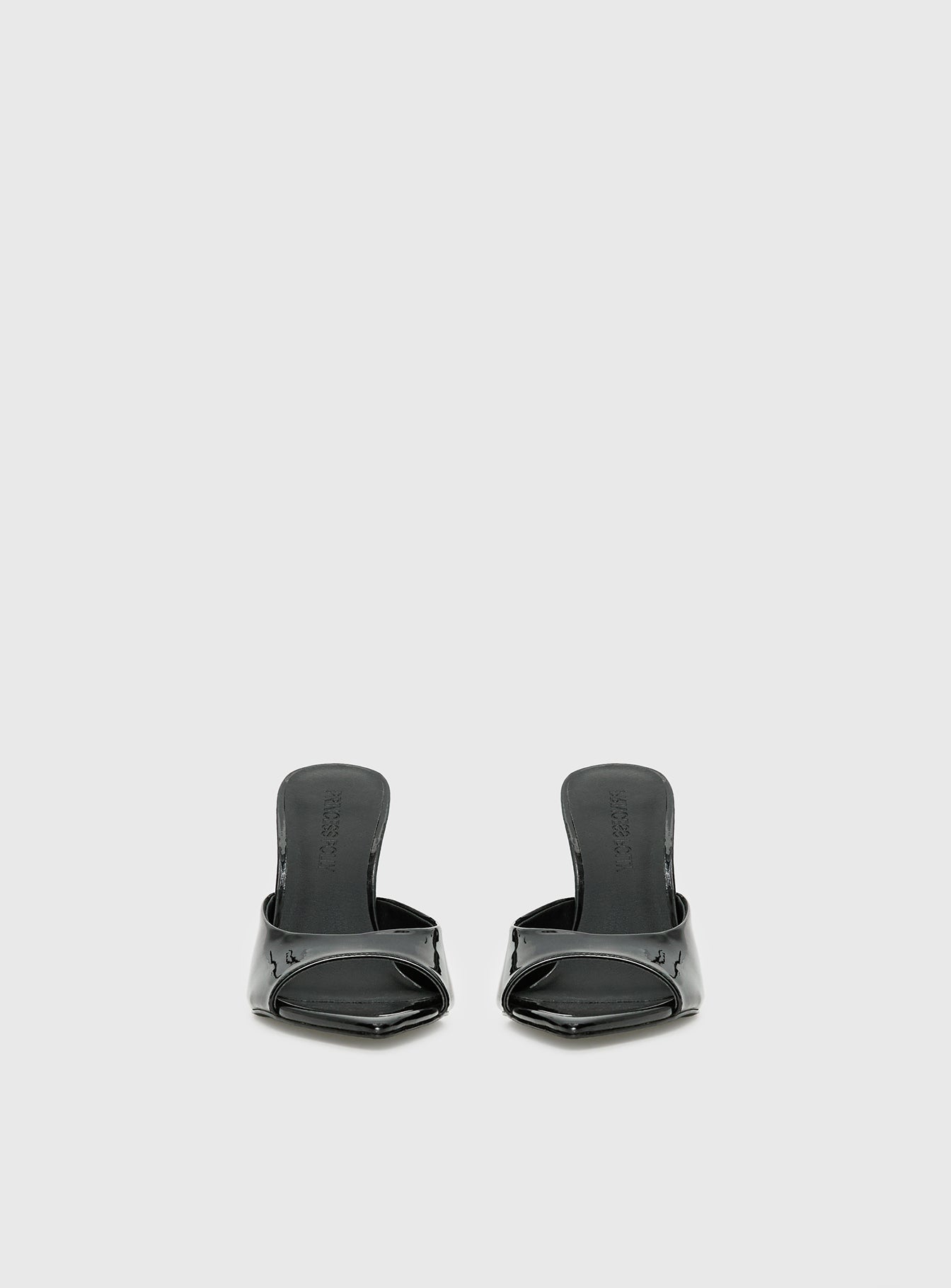 Let Love In Peep Toe Heels Black - Image 4