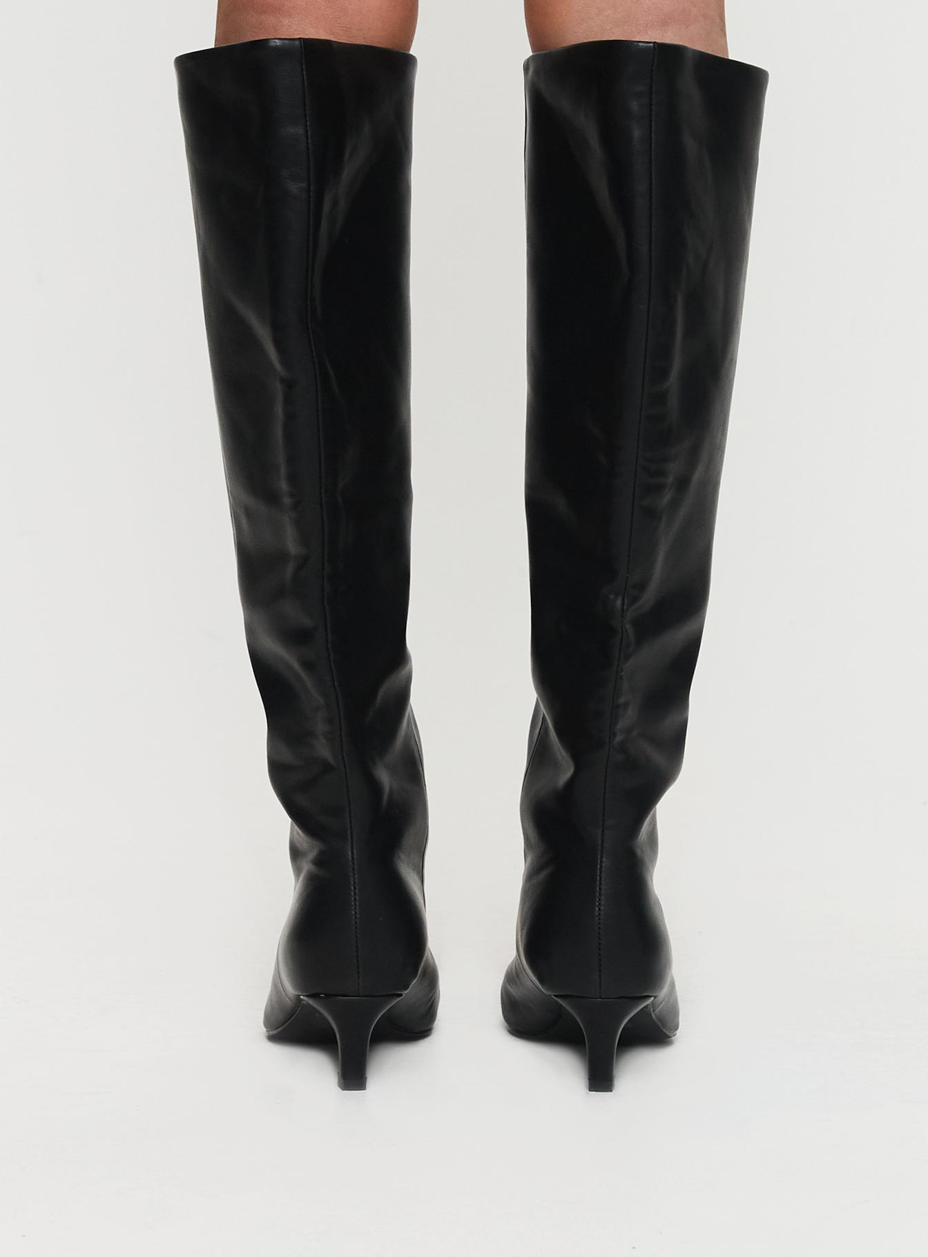 Flaura Knee High Boots Black - Image 4