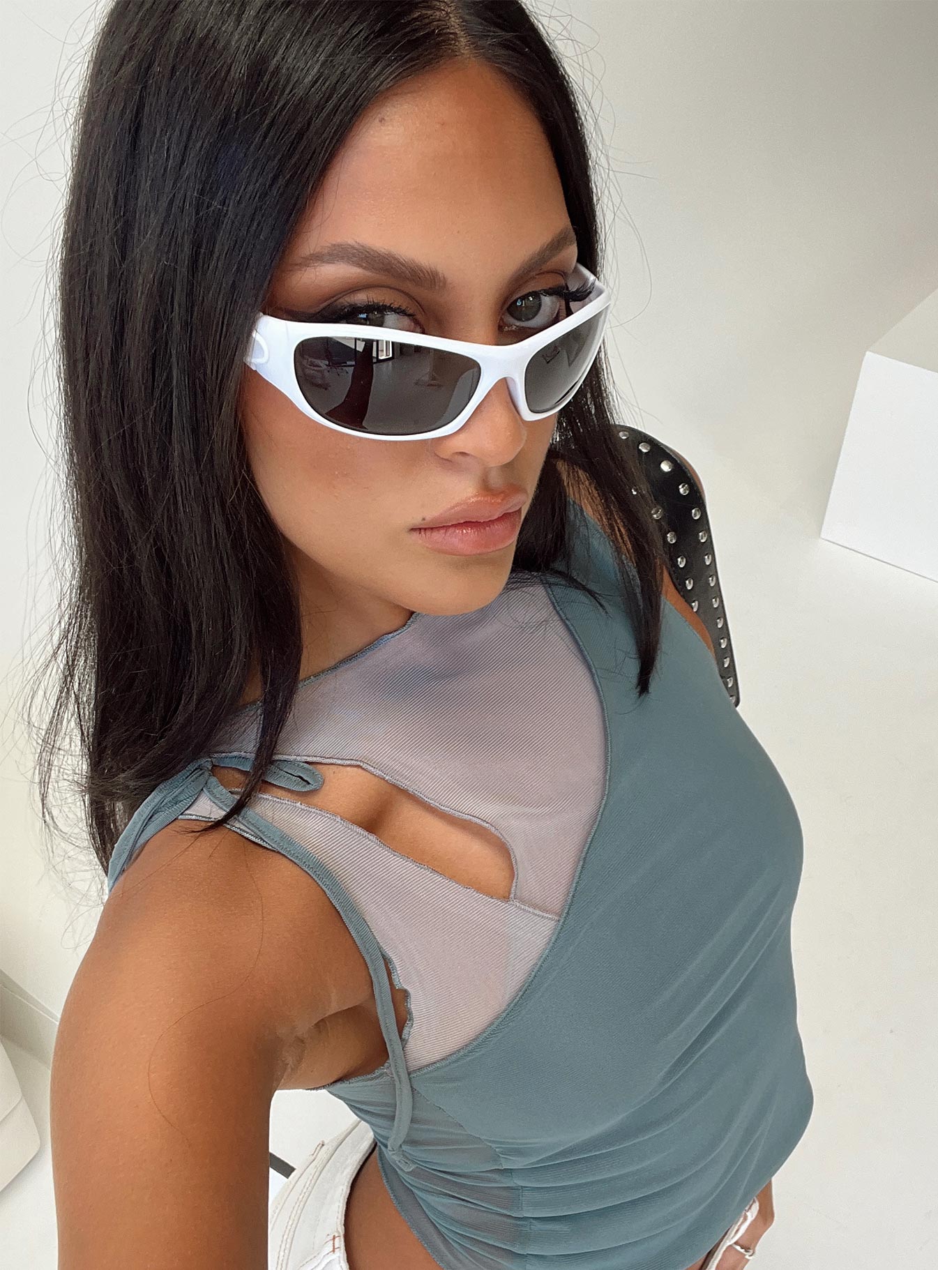 Enrico Sunglasses White - Image 4