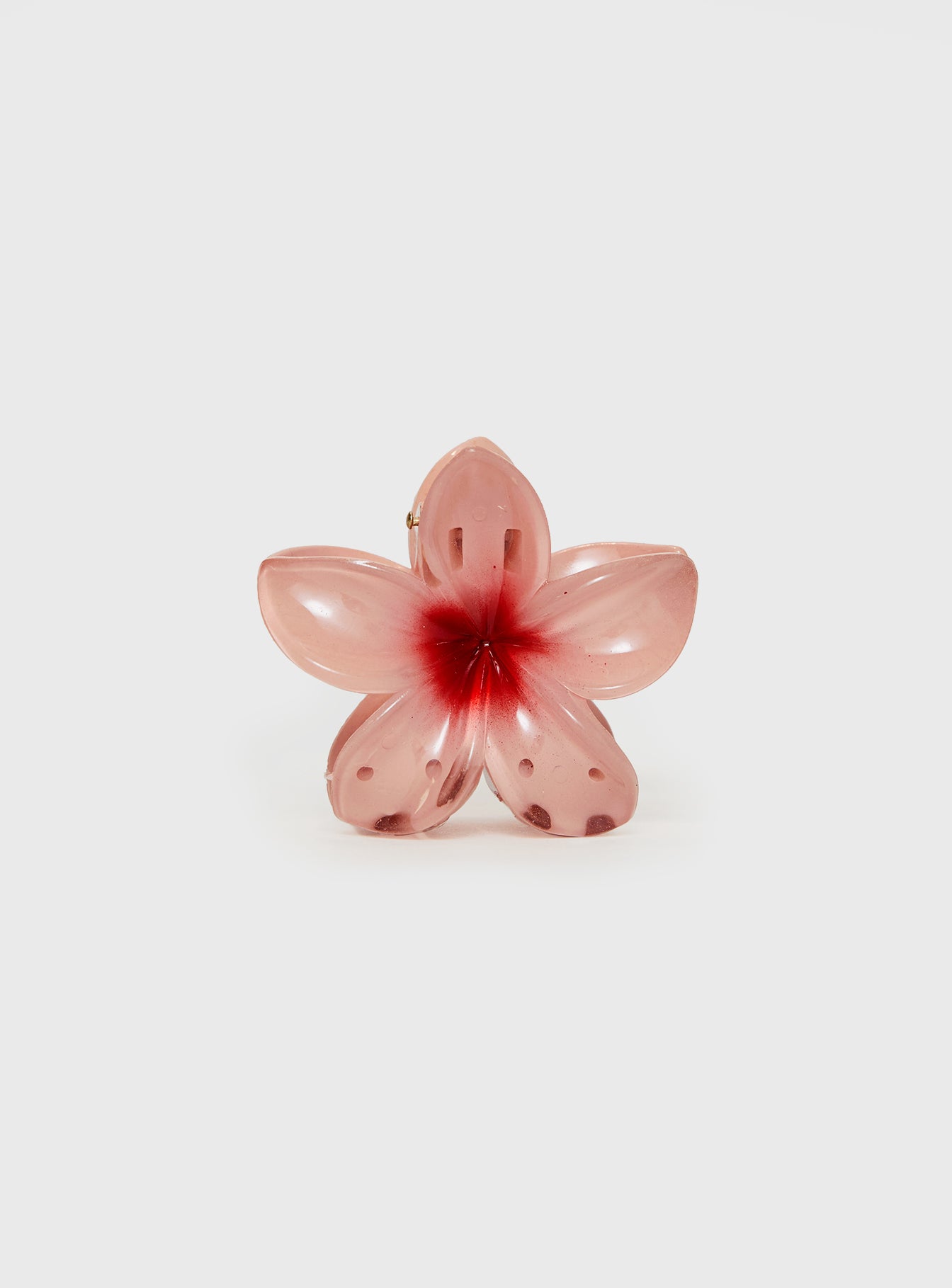 Frangipani Hair Clip Pink - Image 3