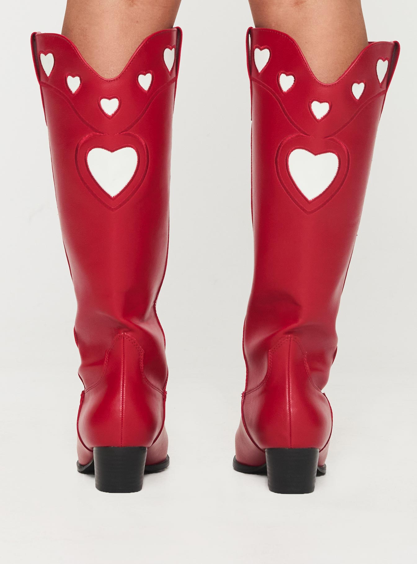 Billini Velma Cowboy Boots Scarlet Red - Image 4
