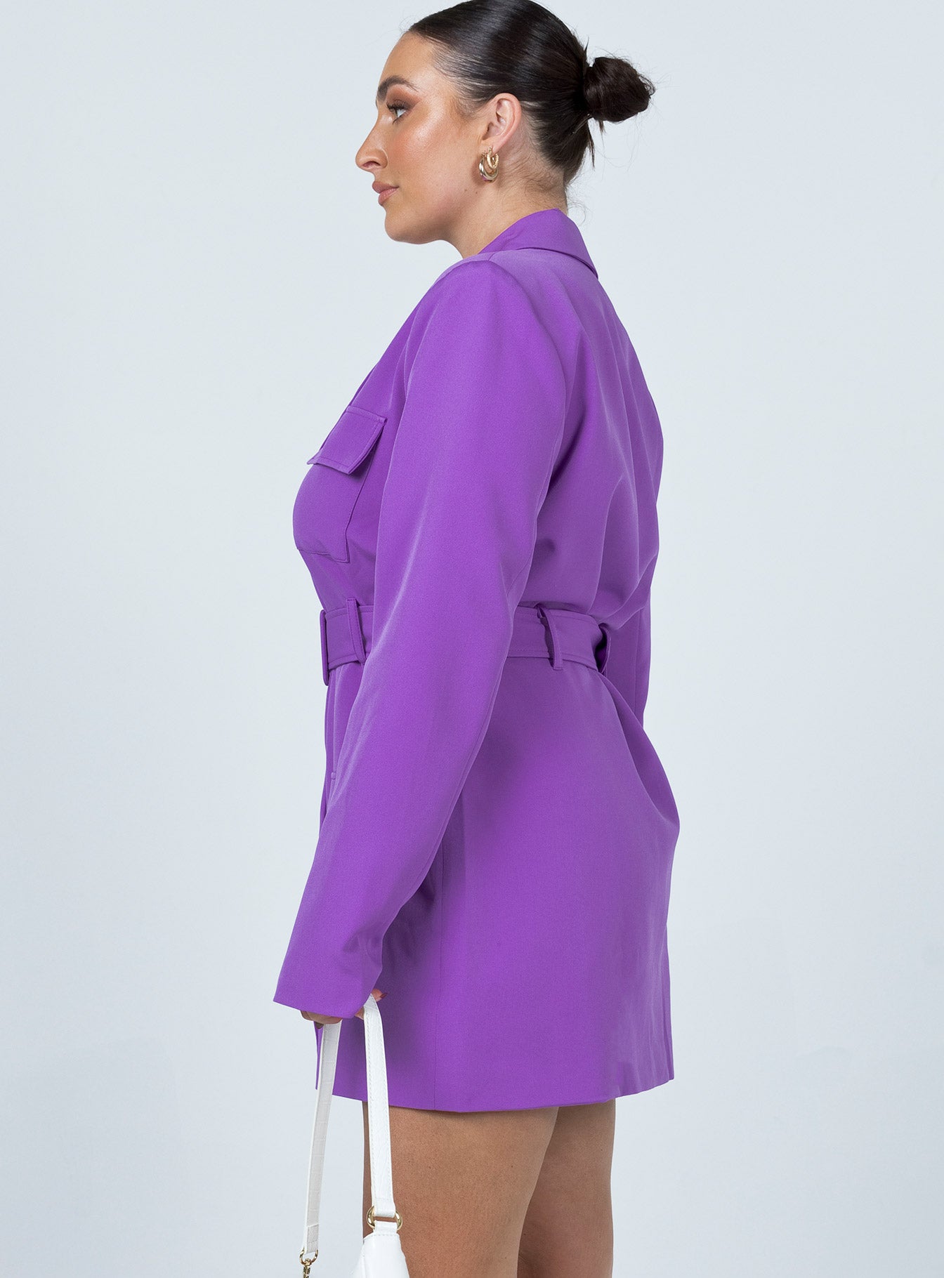 Steinway Mini Dress Purple - Image 4