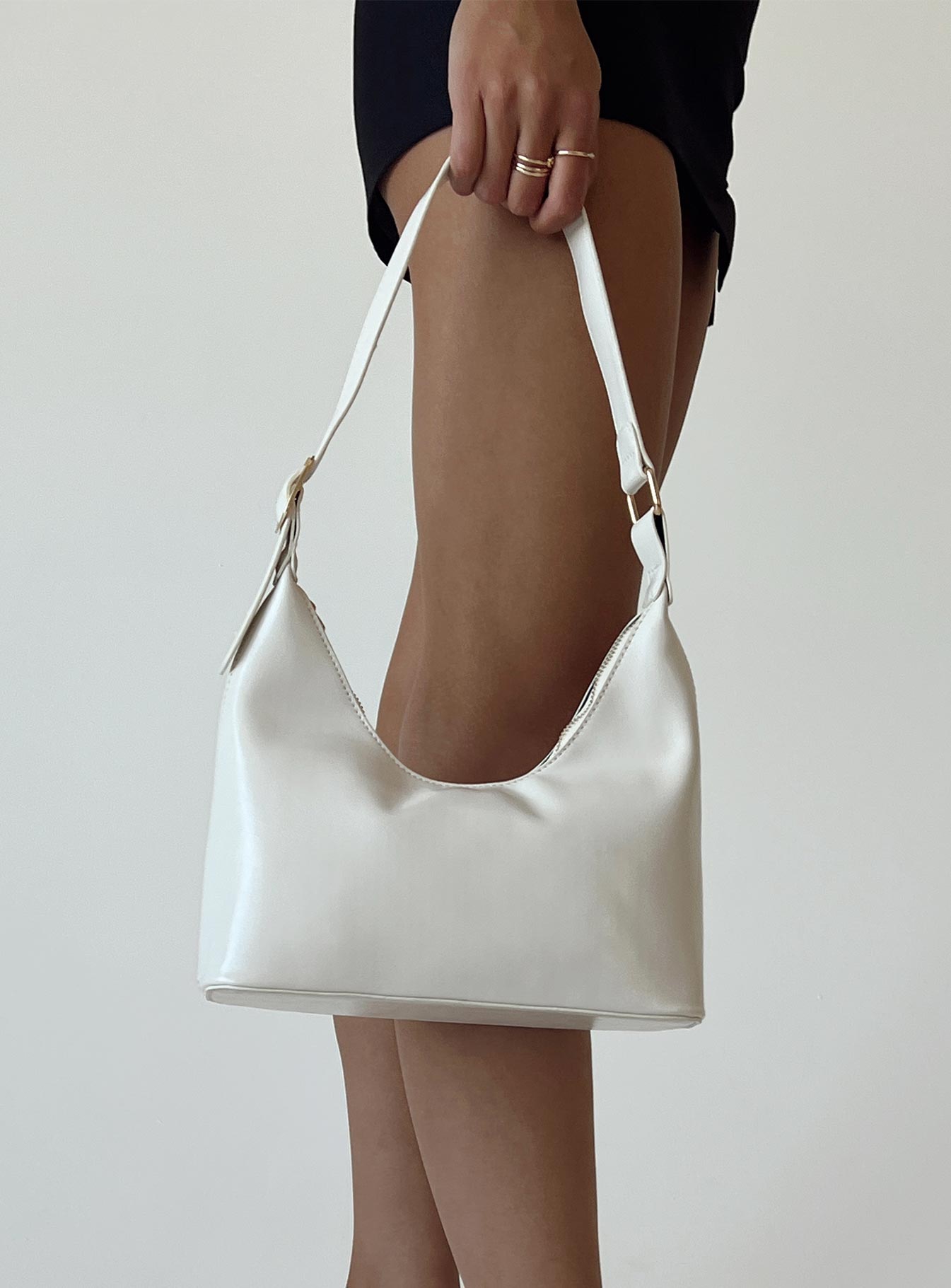 Glazier Shoulder Bag White - Image 4