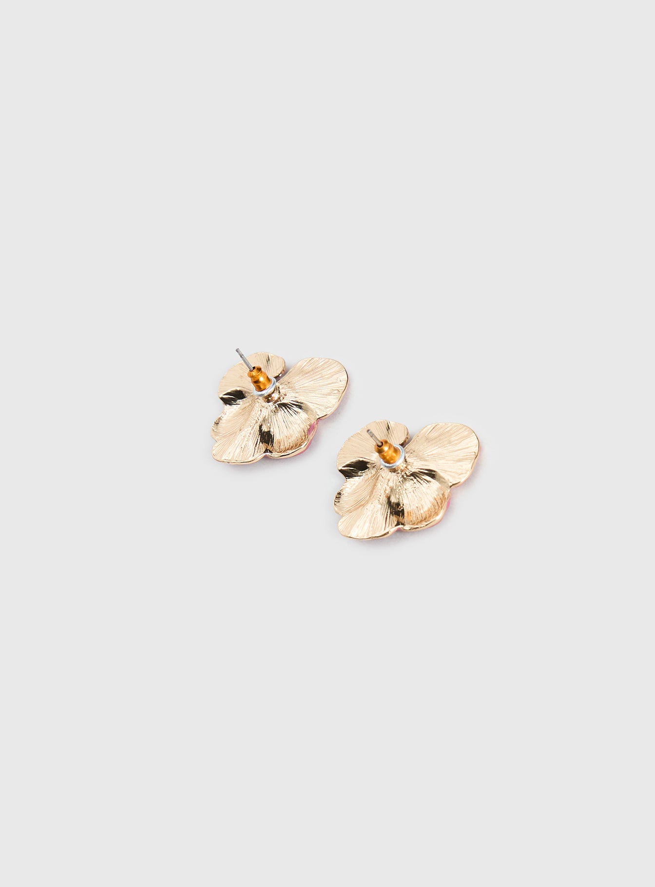 Daylight Savings Flower Earrings Pink - Image 4