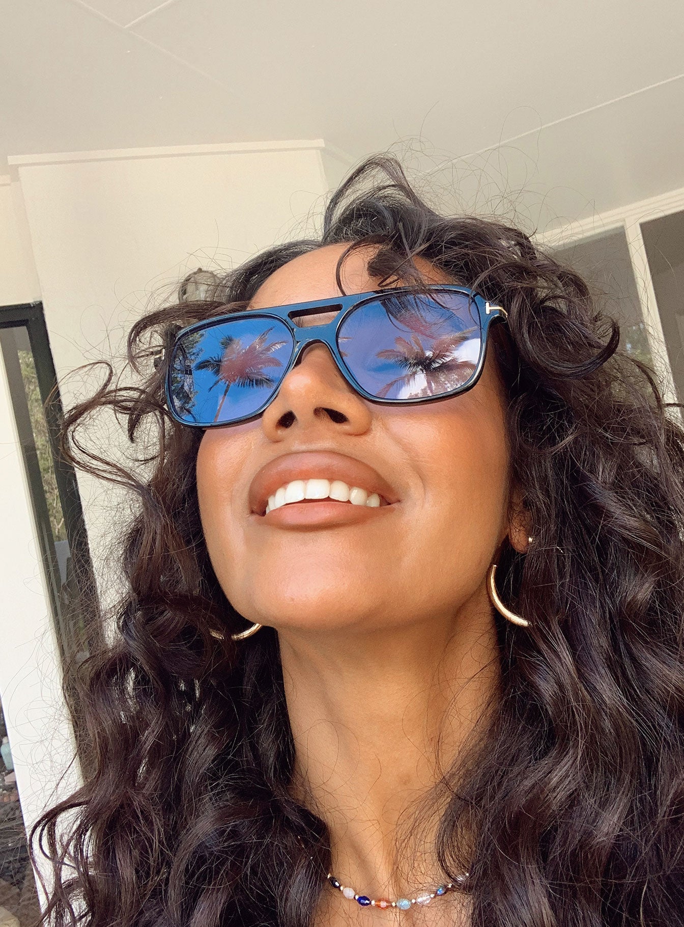 Pearl Sunglasses Blue - Image 6