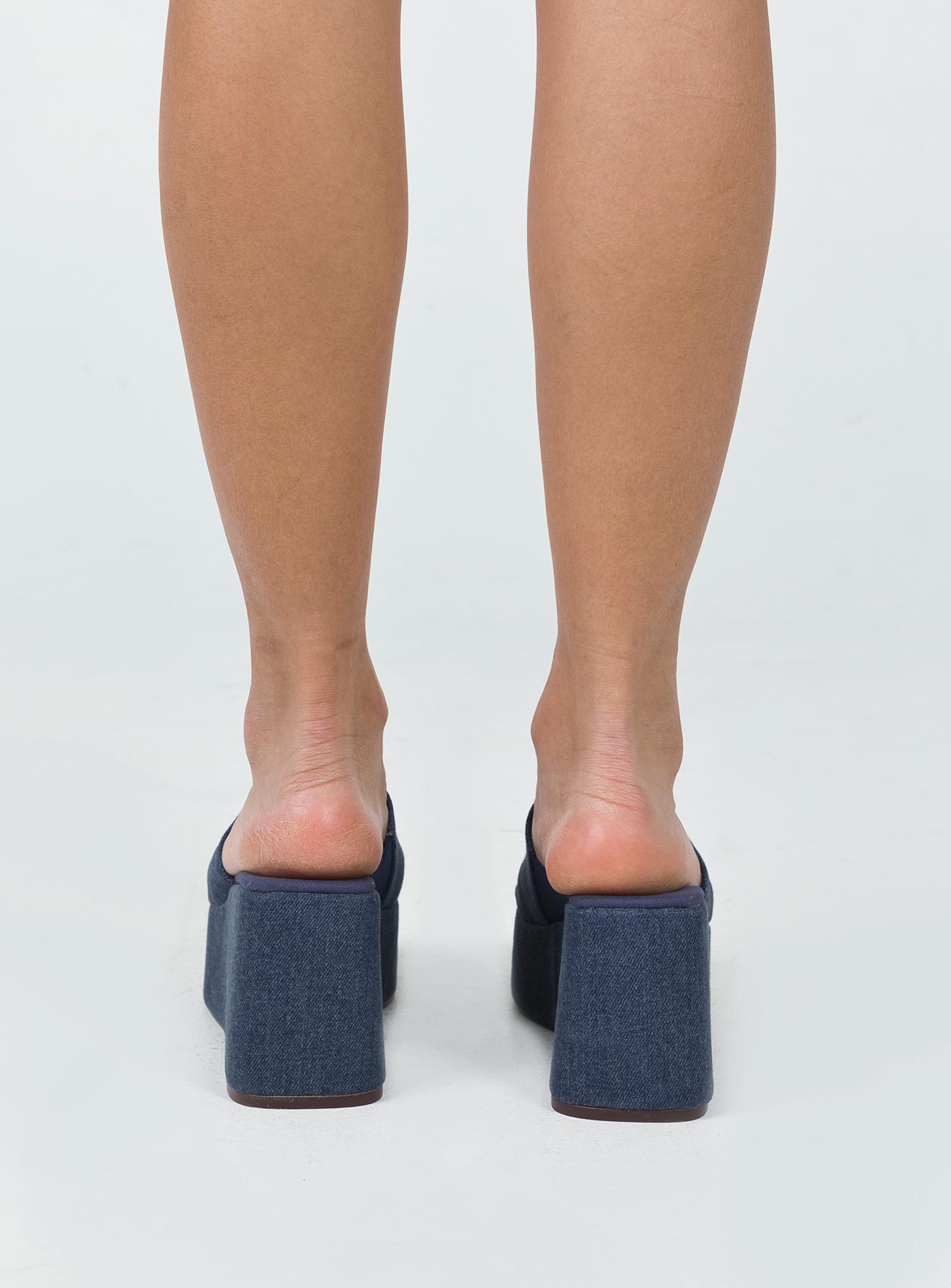 Broca Platform Sandal Dark Denim - Image 4