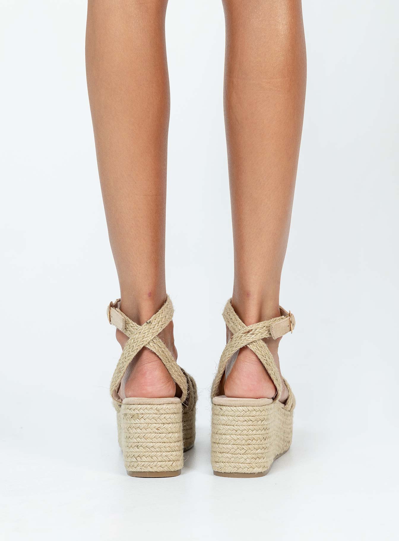 Tavo Espadrille Platform Sandals Natural - Image 4
