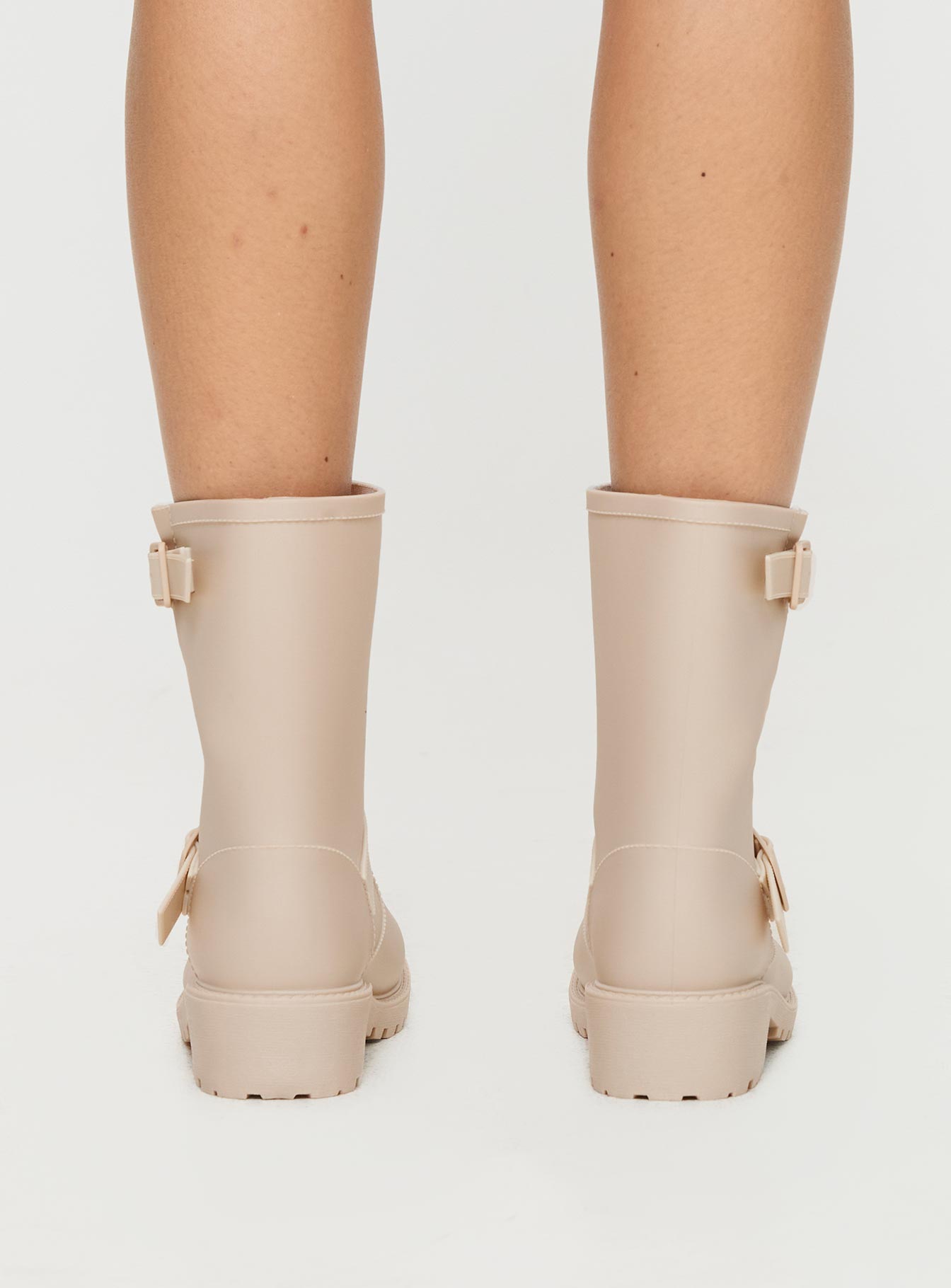 Senorita Rubber Boots Cream - Image 4