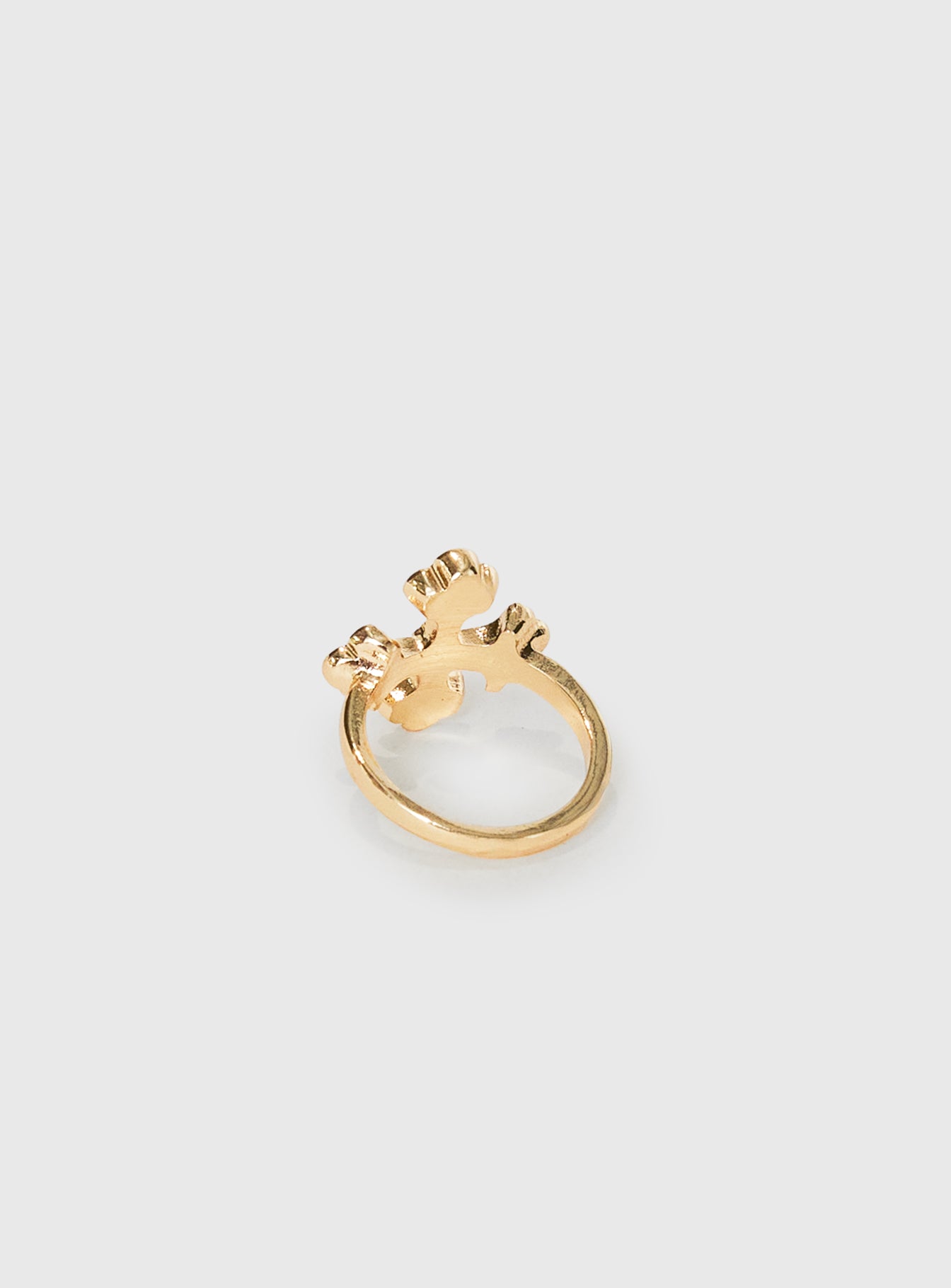 Venette Cross Ring Gold - Image 4