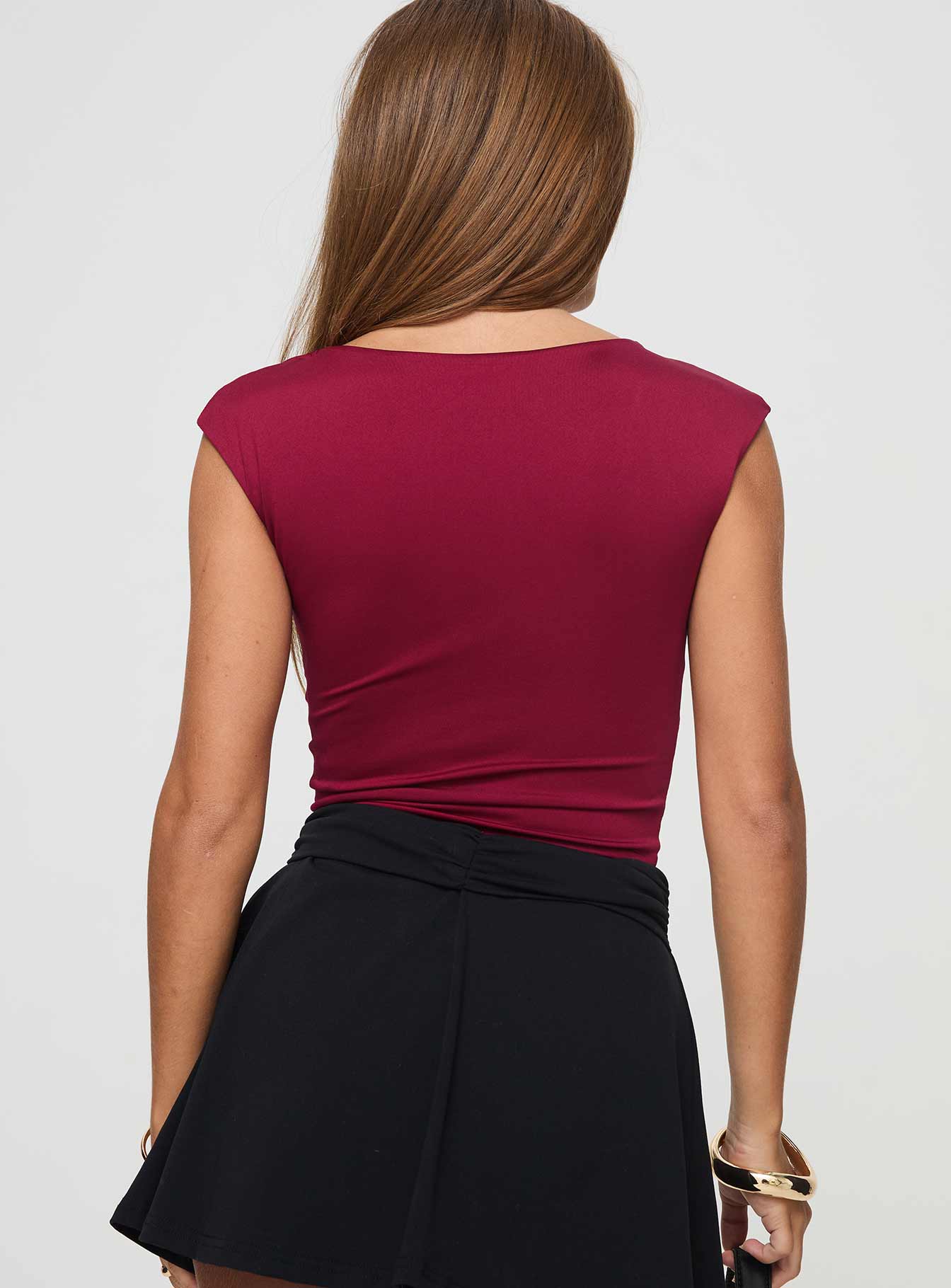 Bolden Top Burgundy - Image 4