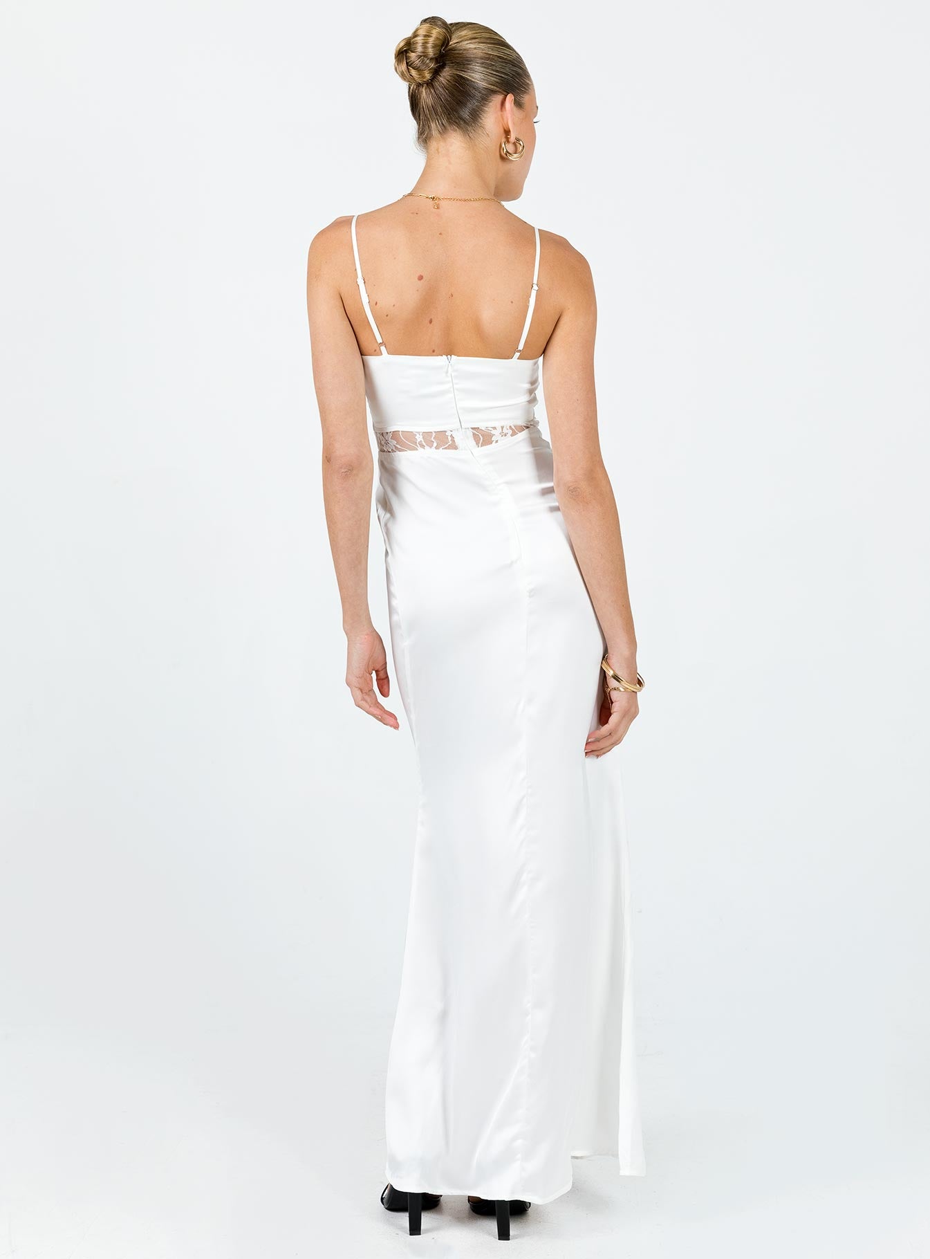 Roselle Maxi Dress White - Image 8