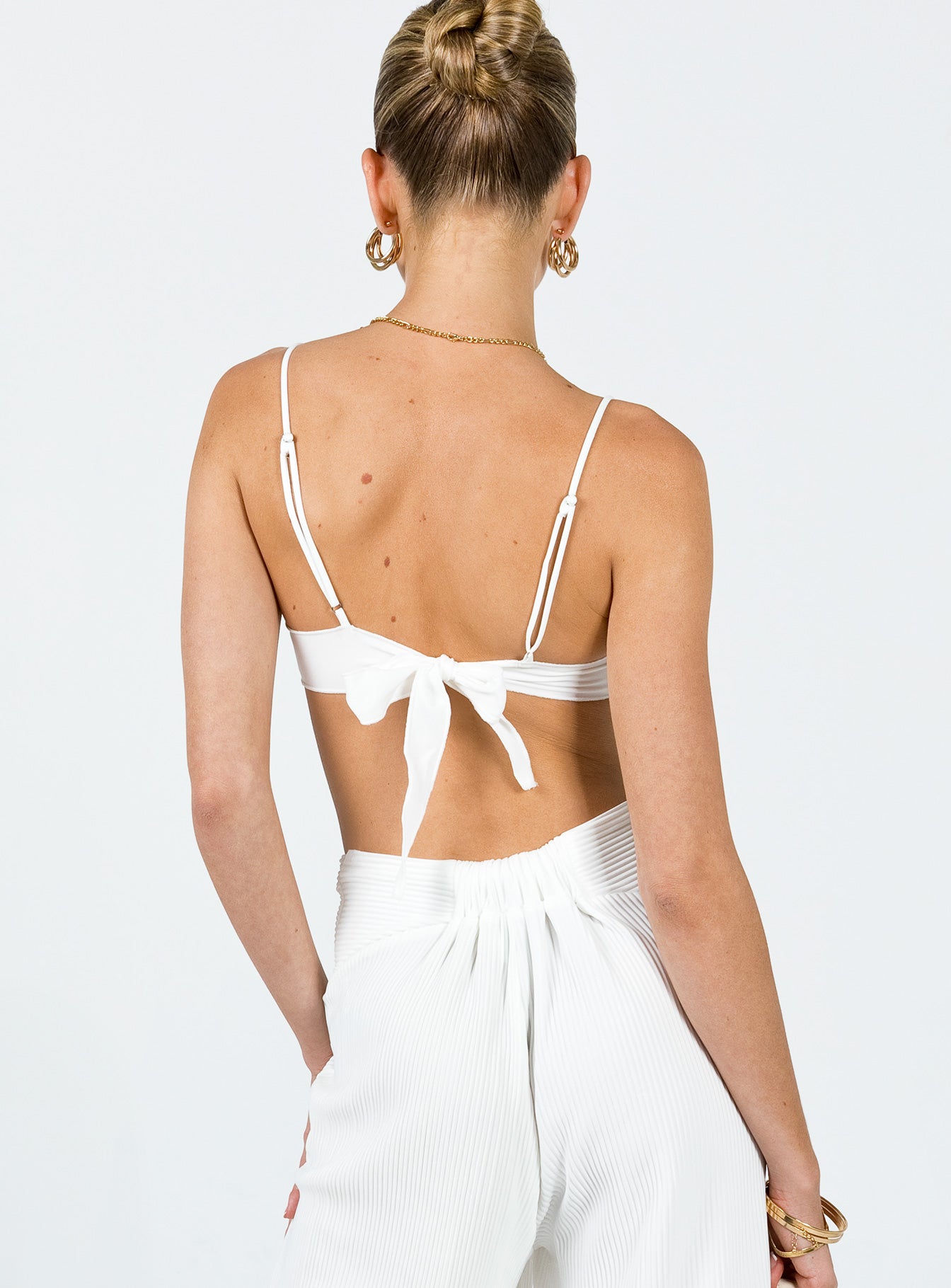 Mathea Plisse Bralette Ivory - Image 5