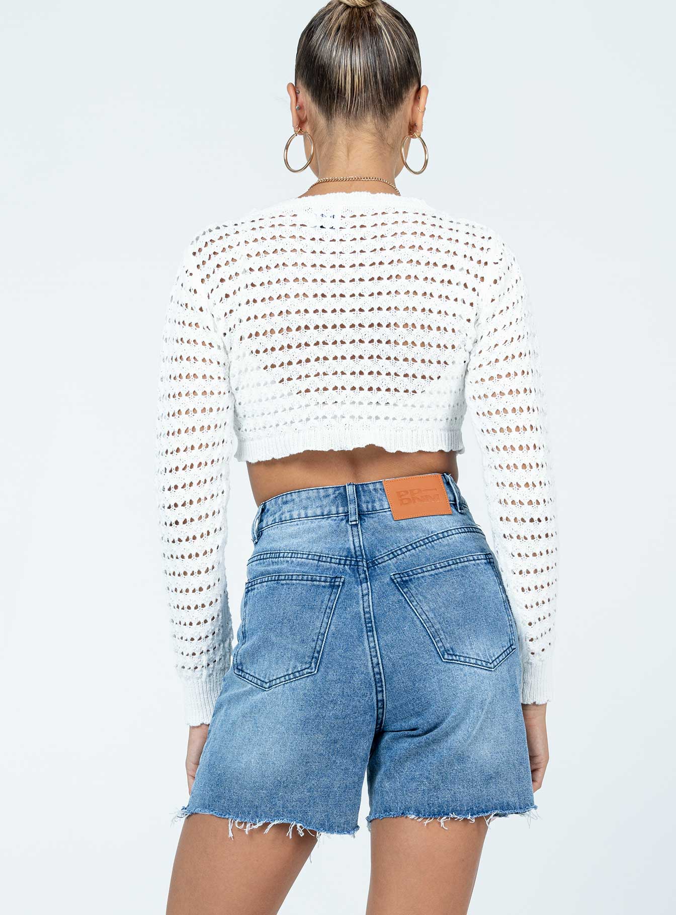 Stefania Denim Shorts Denim - Image 4