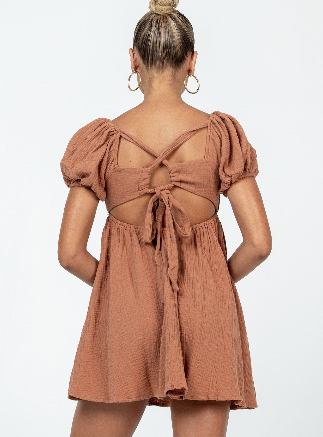 Let's Dance Mini Dress Brown - Image 5