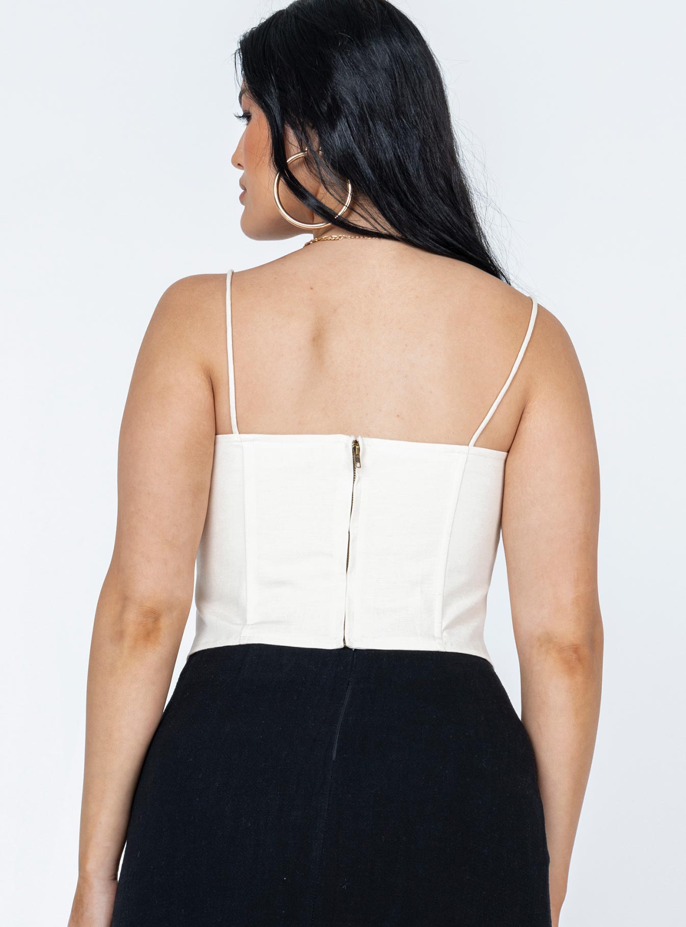 Del Gato Corset Top Off White - Image 5
