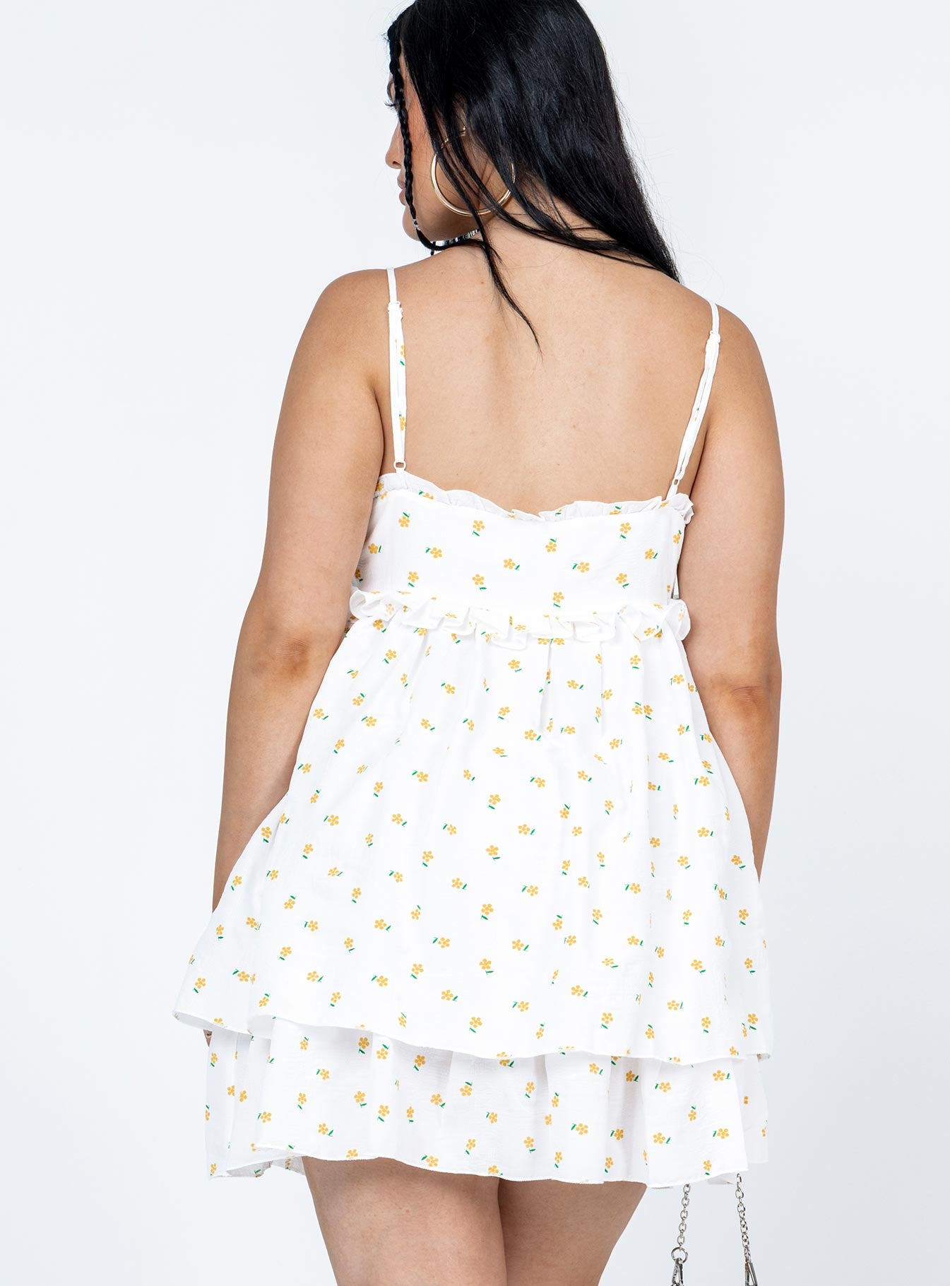 Kassidy Mini Dress White - Image 5