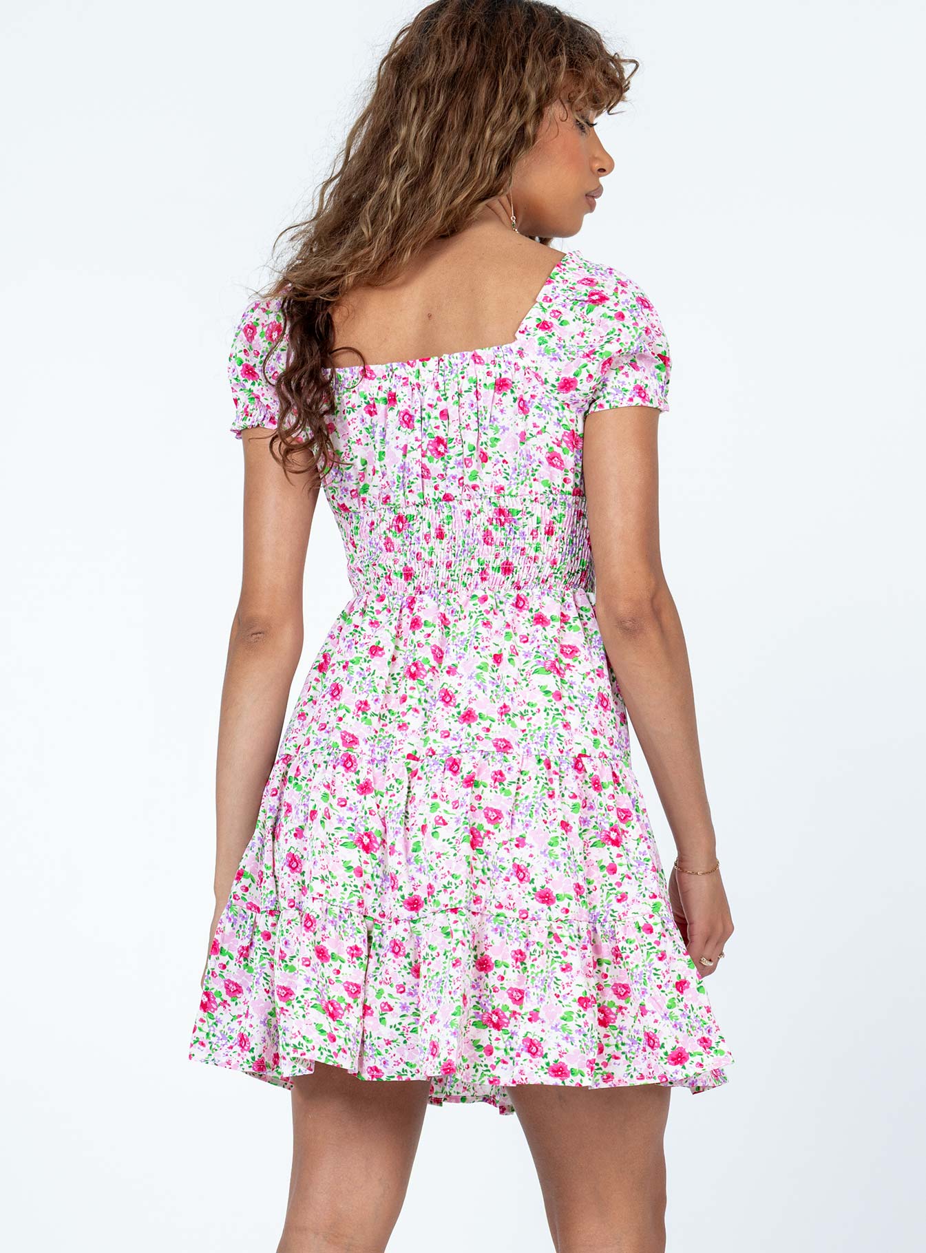 Daniela Mini Dress Floral - Image 4