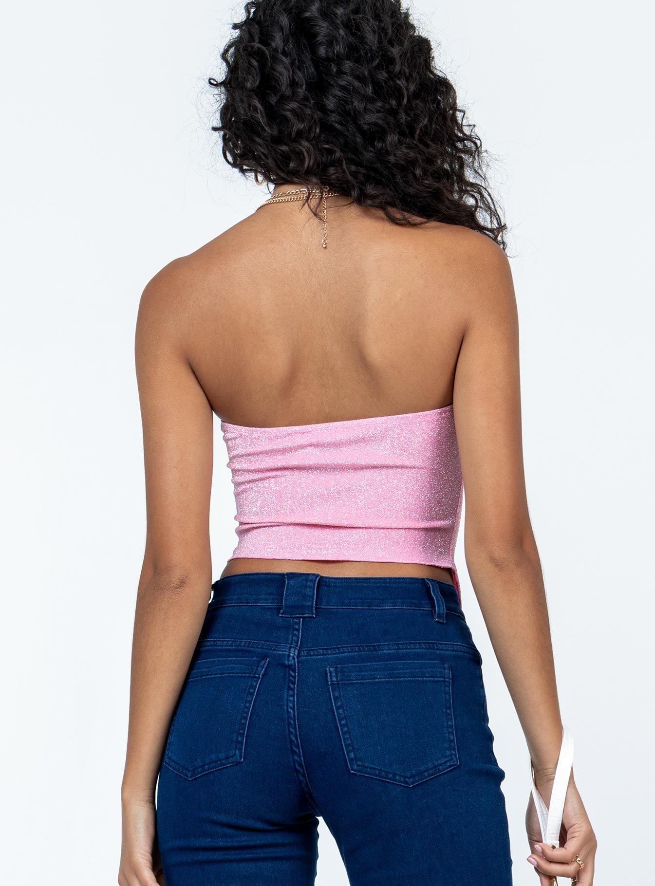 Carrow Strapless Top Pink - Image 5
