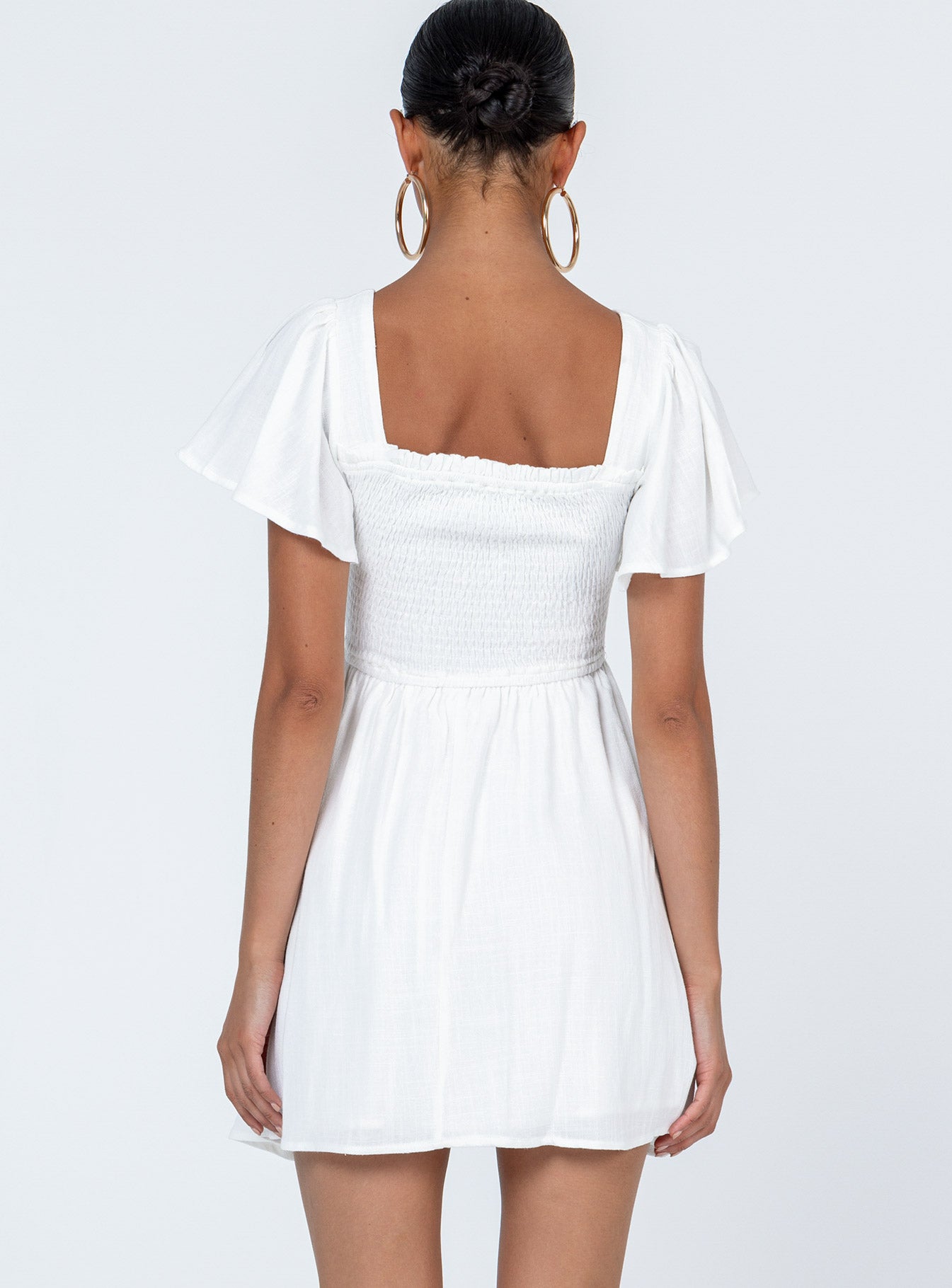 Imagine Mini Dress White - Image 5